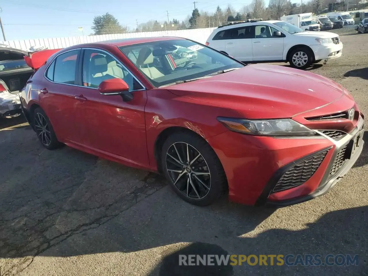 4 Photograph of a damaged car 4T1T11BK6MU022142 TOYOTA CAMRY 2021