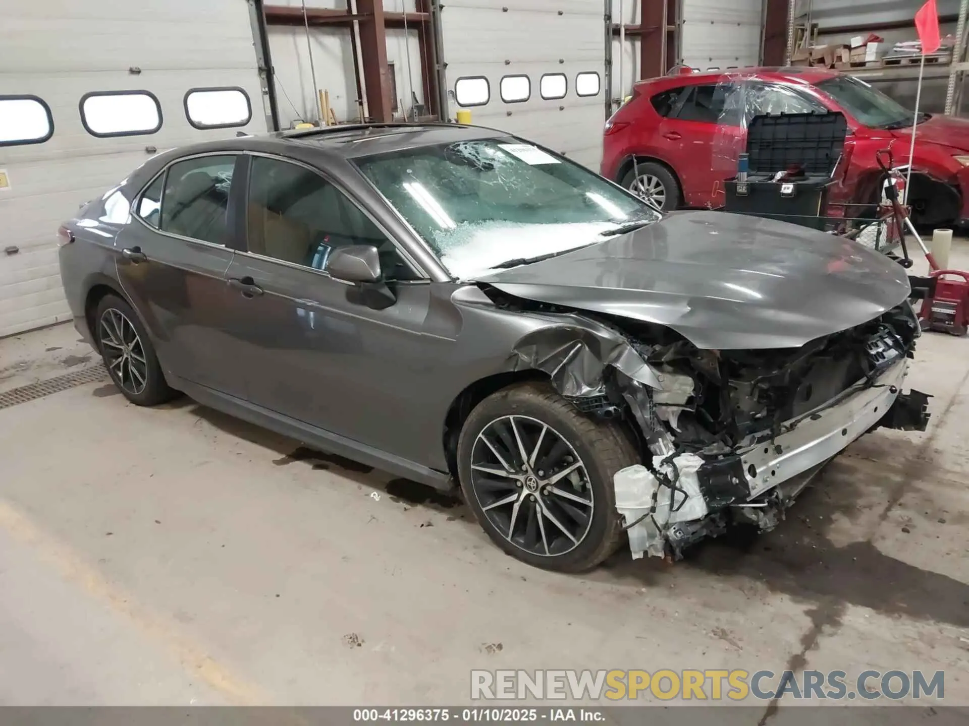 1 Photograph of a damaged car 4T1T11BK7MU028791 TOYOTA CAMRY 2021