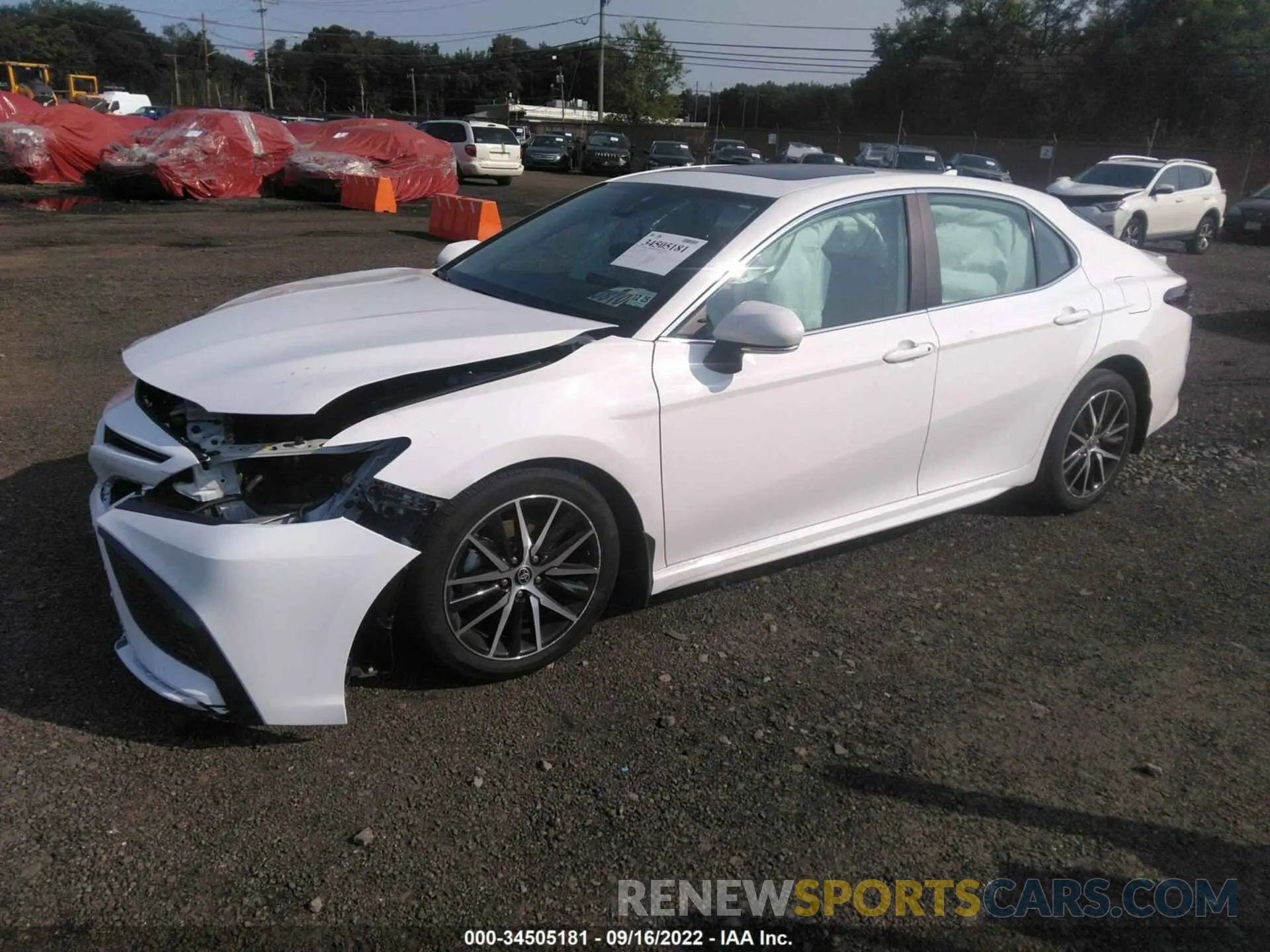 2 Photograph of a damaged car 4T1T11BKXMU021561 TOYOTA CAMRY 2021