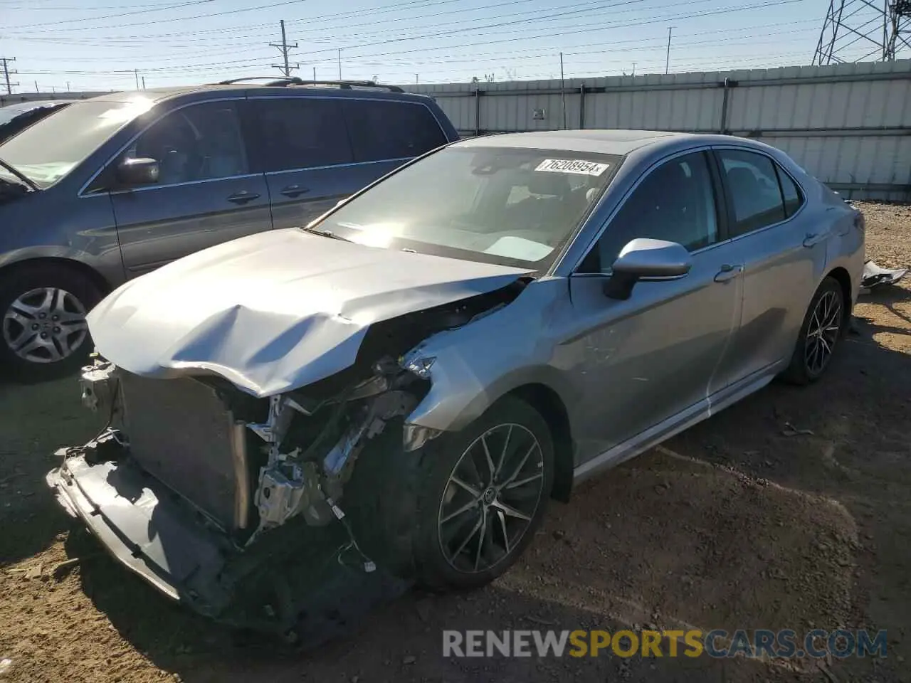 1 Photograph of a damaged car 4T1T11BKXMU031653 TOYOTA CAMRY 2021