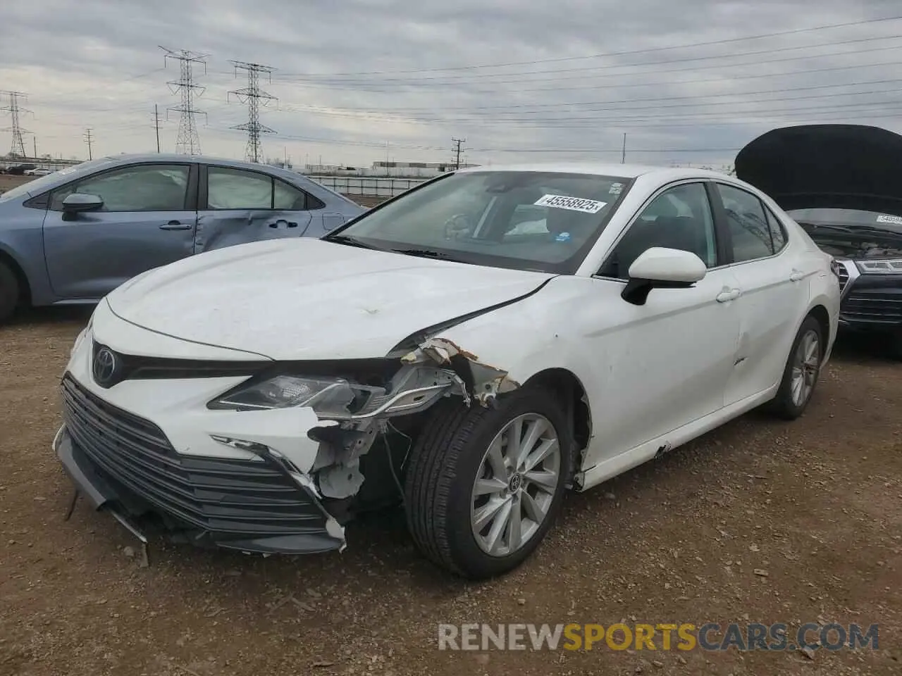 1 Photograph of a damaged car 4T1C11AK0NU638065 TOYOTA CAMRY 2022