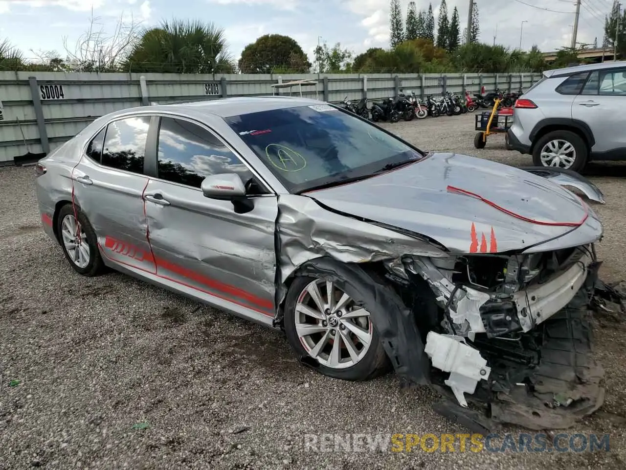 4 Фотография поврежденного автомобиля 4T1C11AK1NU034931 TOYOTA CAMRY 2022