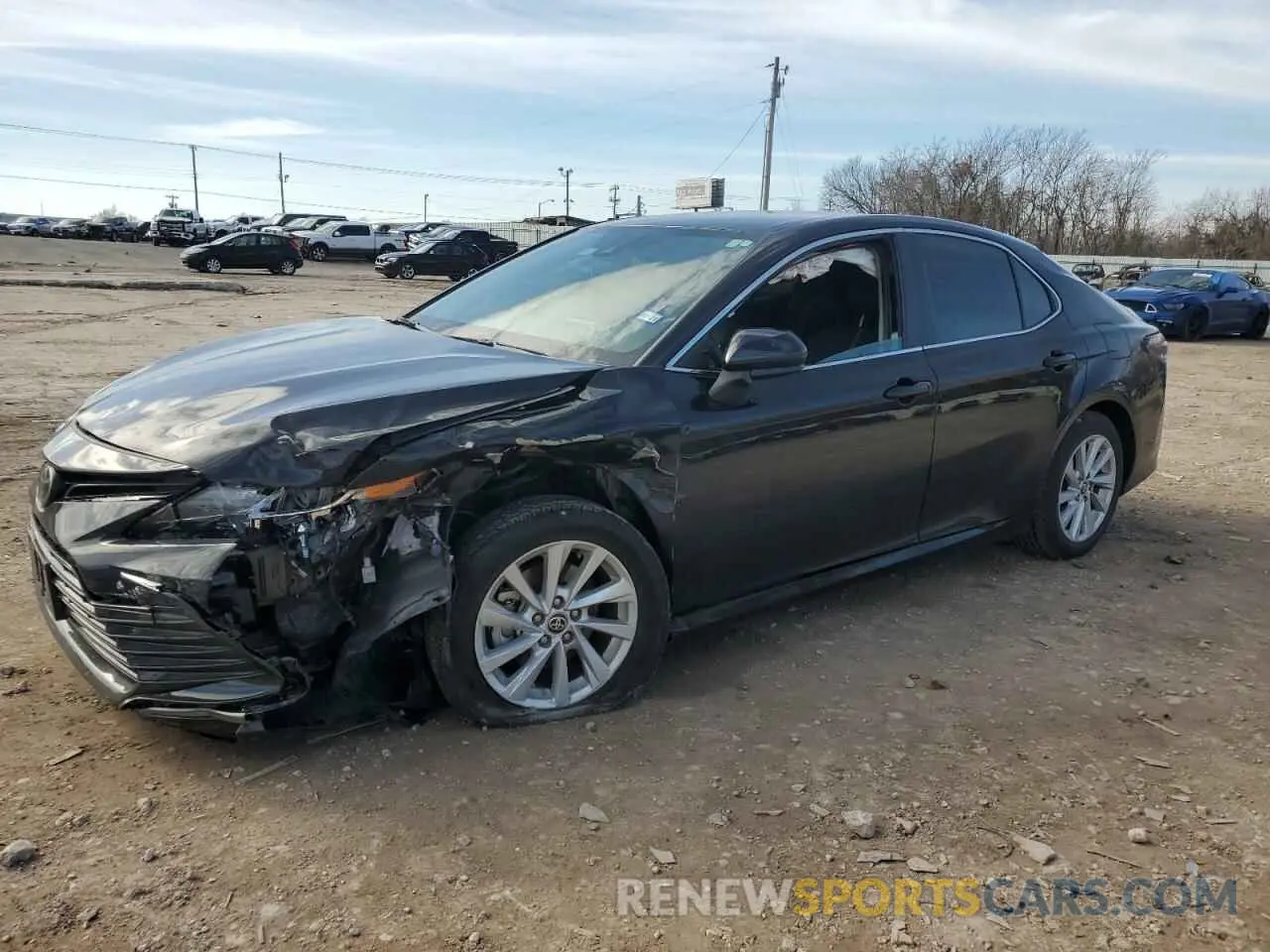 1 Photograph of a damaged car 4T1C11AK1NU677263 TOYOTA CAMRY 2022