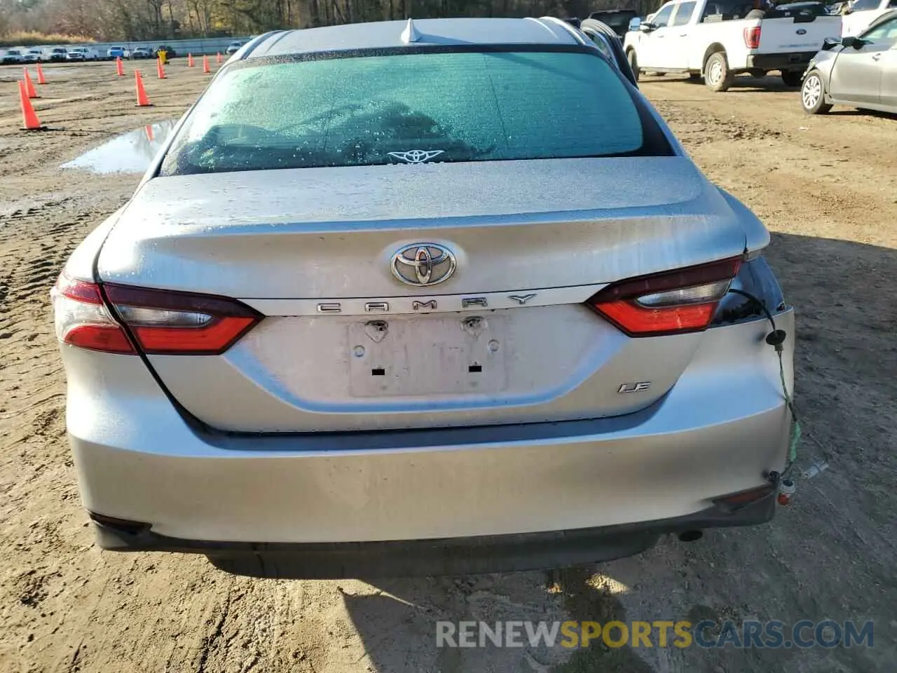 6 Photograph of a damaged car 4T1C11AK3NU623060 TOYOTA CAMRY 2022