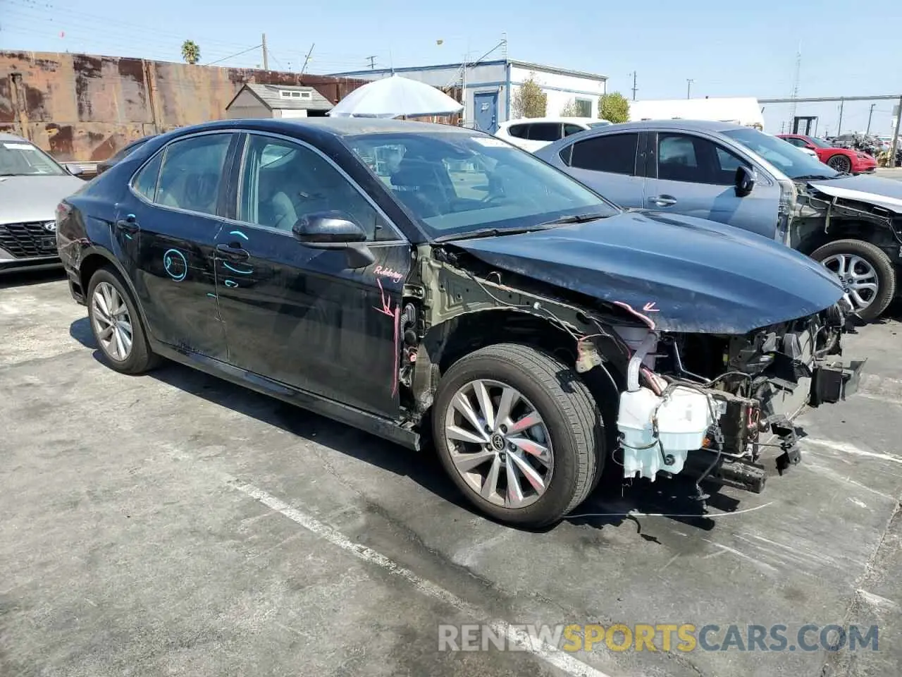 4 Photograph of a damaged car 4T1C11AK3NU712661 TOYOTA CAMRY 2022