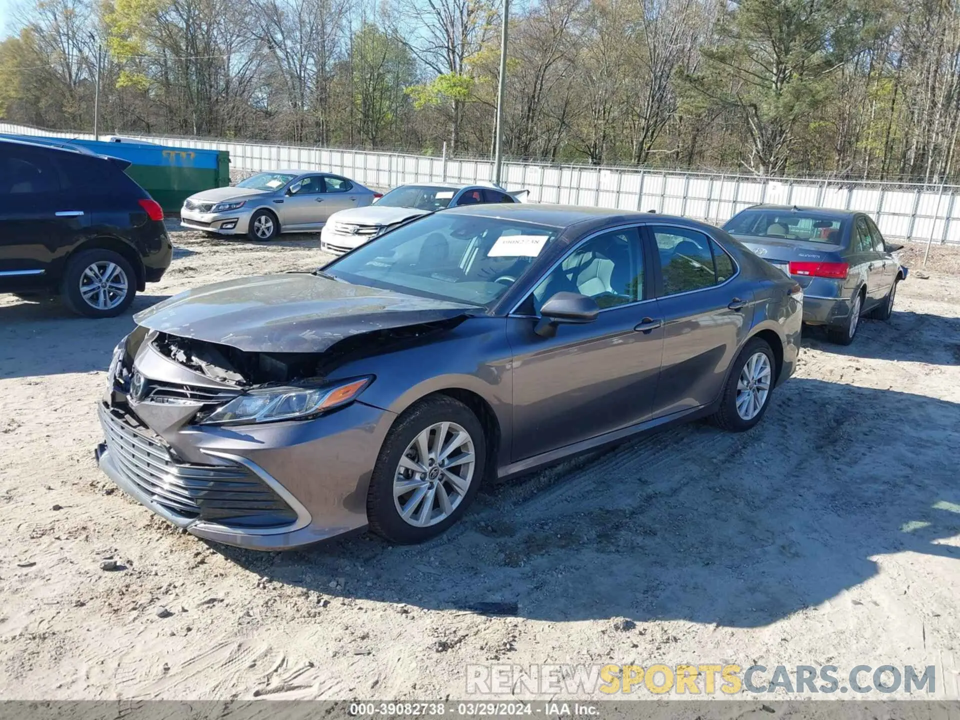 2 Photograph of a damaged car 4T1C11AK5NU034480 TOYOTA CAMRY 2022