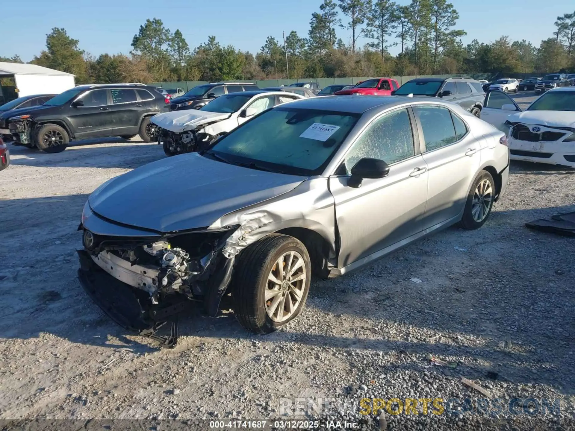 2 Photograph of a damaged car 4T1C11AK5NU678075 TOYOTA CAMRY 2022