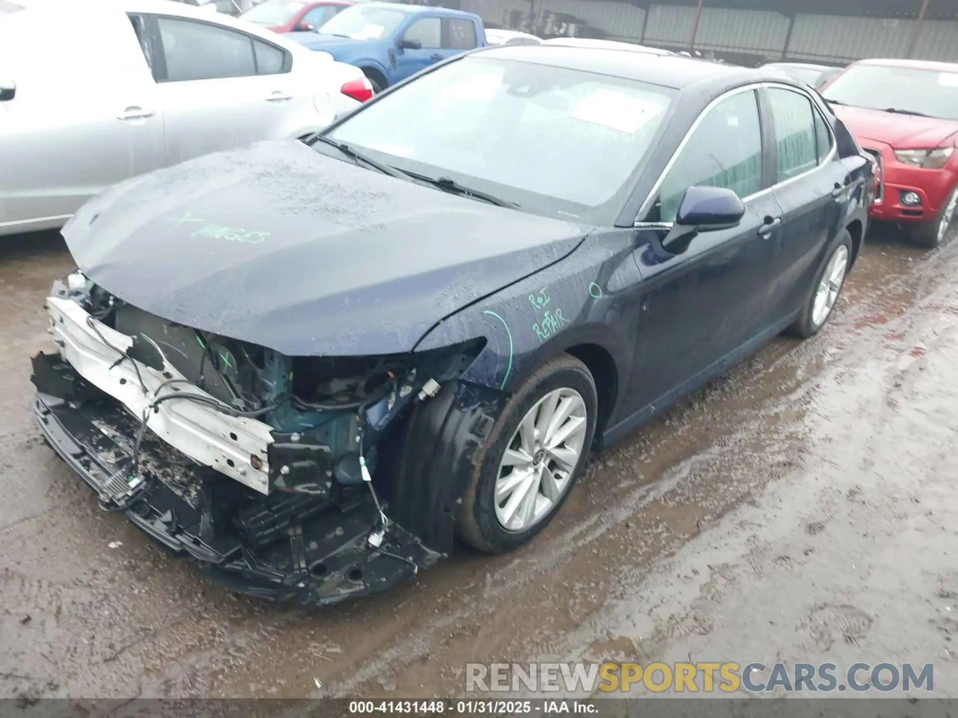 2 Фотография поврежденного автомобиля 4T1C11AK7NU498497 TOYOTA CAMRY 2022