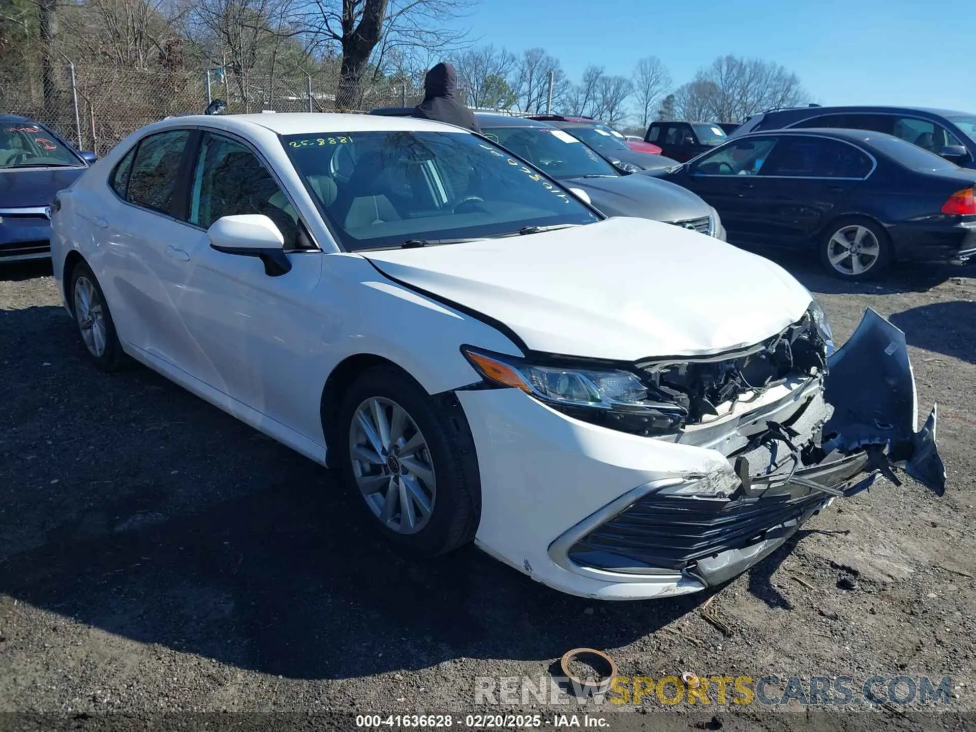 1 Photograph of a damaged car 4T1C11AK7NU628391 TOYOTA CAMRY 2022
