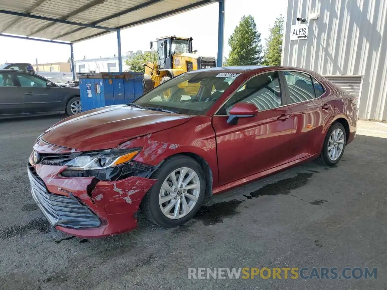 1 Photograph of a damaged car 4T1C11AK7NU635907 TOYOTA CAMRY 2022