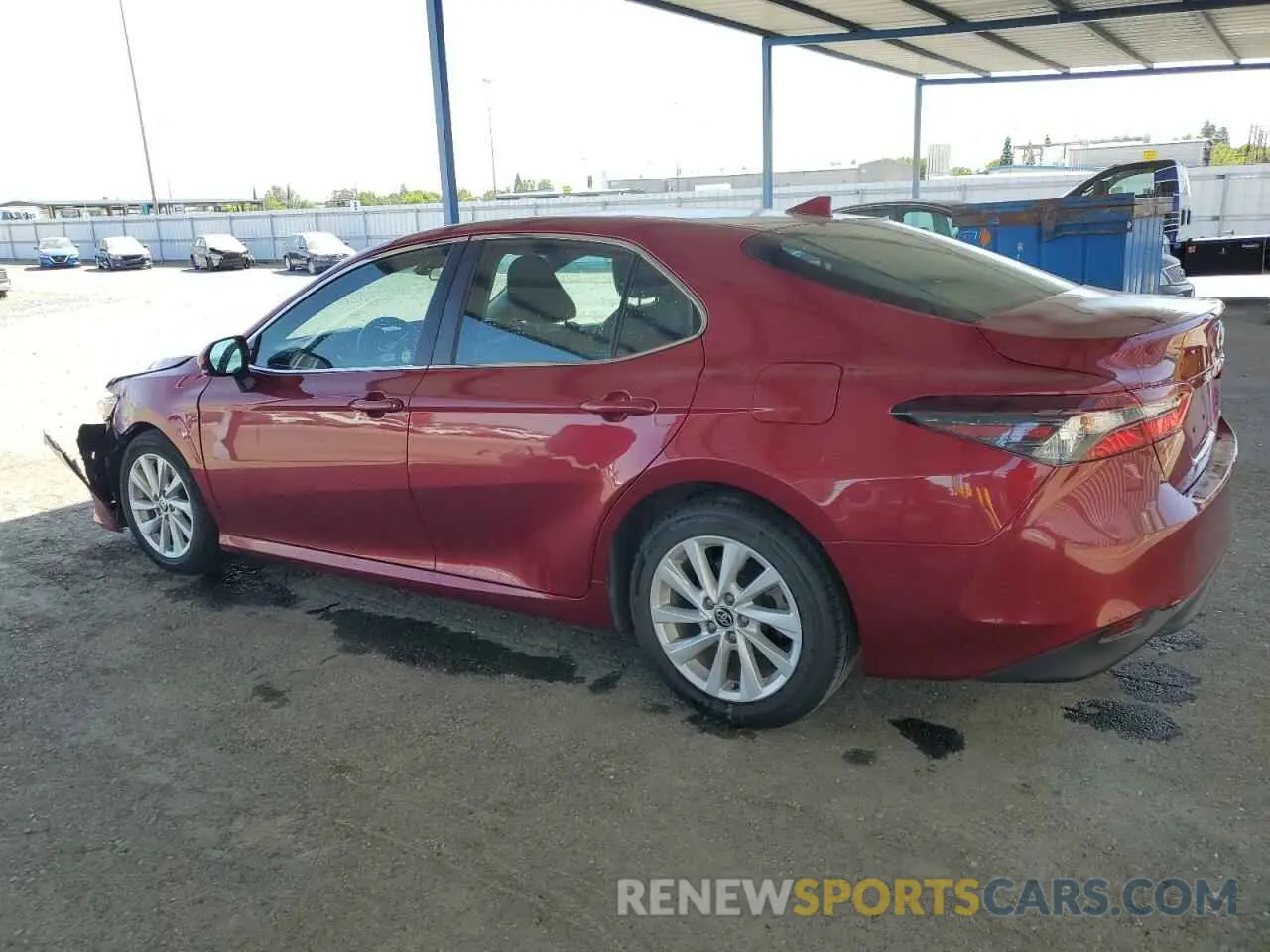 2 Photograph of a damaged car 4T1C11AK7NU635907 TOYOTA CAMRY 2022