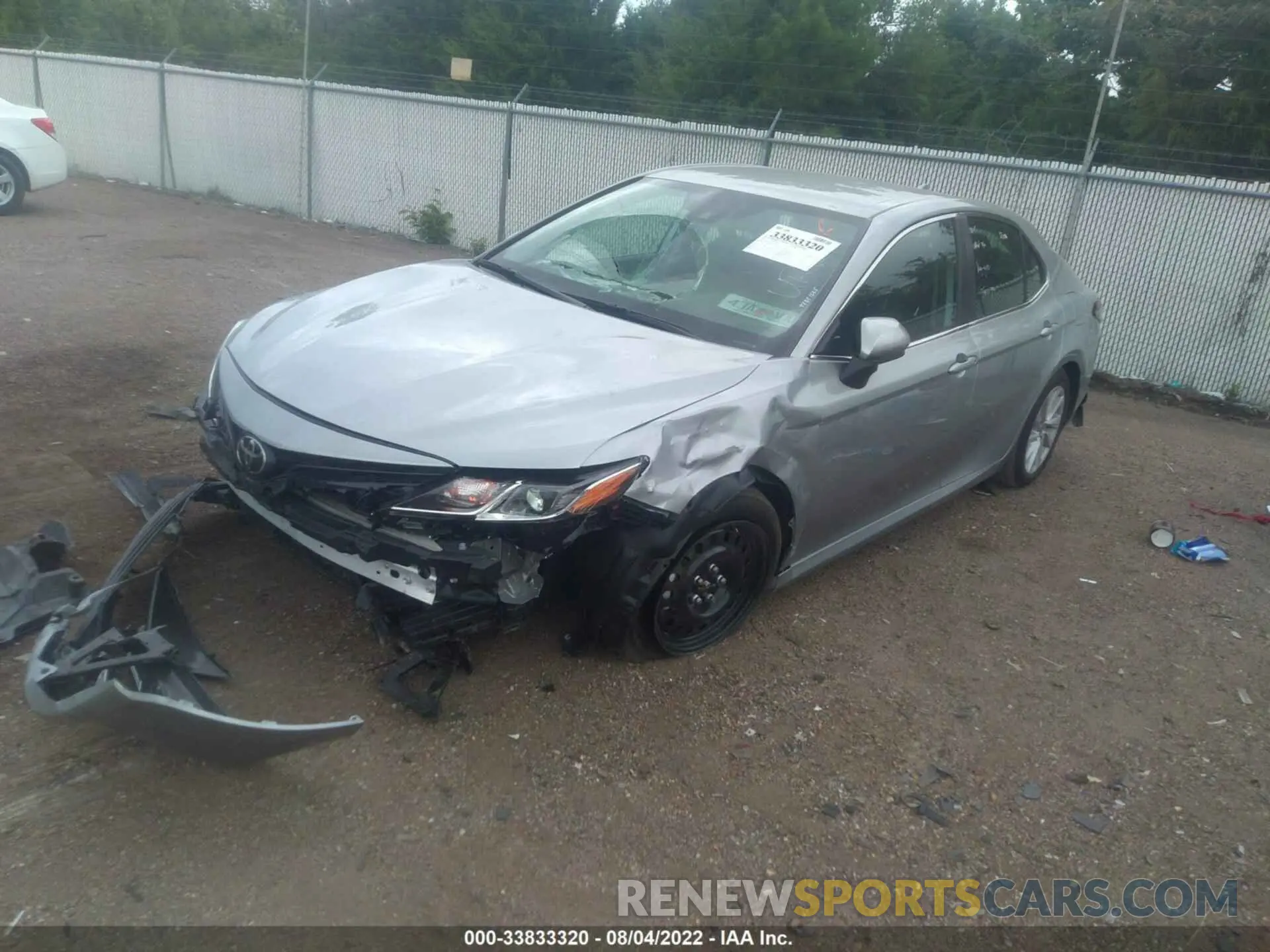 2 Photograph of a damaged car 4T1C11AK7NU637284 TOYOTA CAMRY 2022