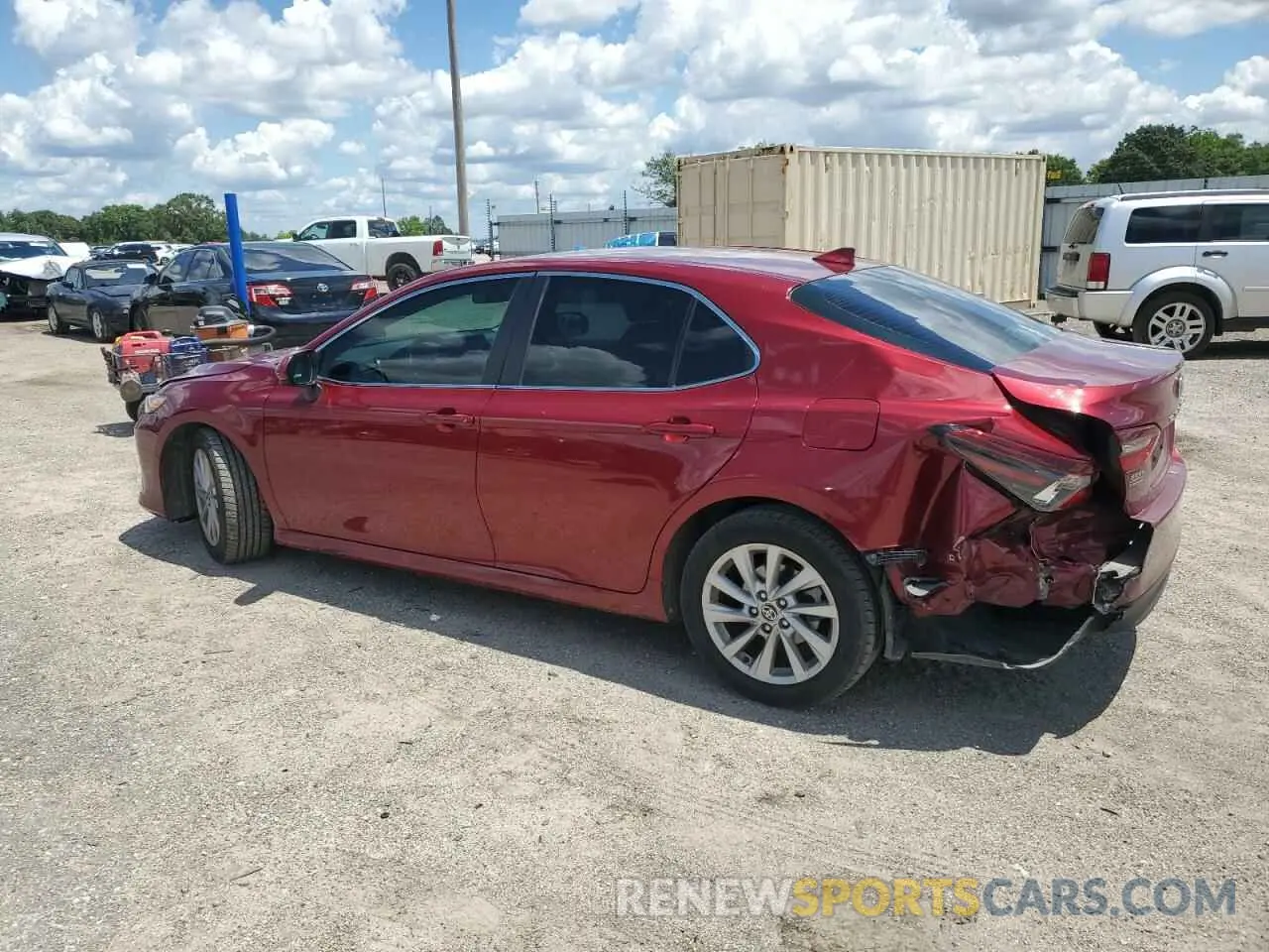 2 Фотография поврежденного автомобиля 4T1C11AK7NU661763 TOYOTA CAMRY 2022