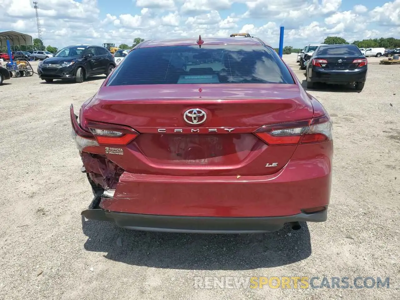 6 Фотография поврежденного автомобиля 4T1C11AK7NU661763 TOYOTA CAMRY 2022