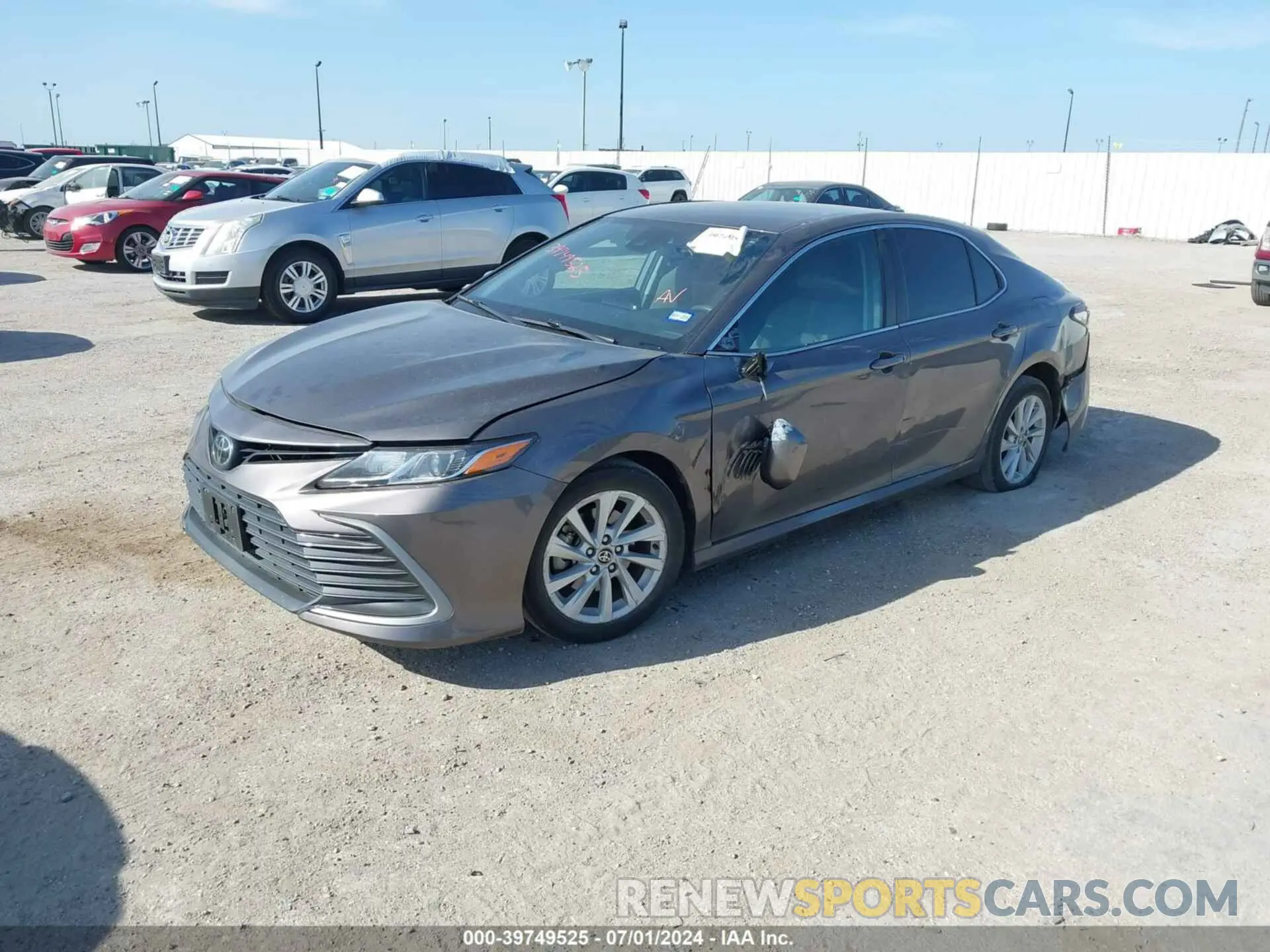 2 Photograph of a damaged car 4T1C11AK7NU676294 TOYOTA CAMRY 2022