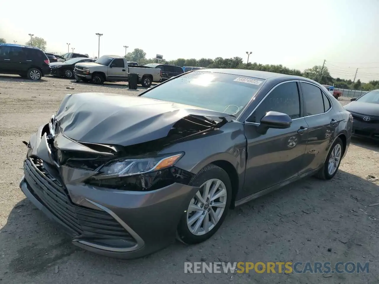 2 Photograph of a damaged car 4T1C11AK7NU702795 TOYOTA CAMRY 2022