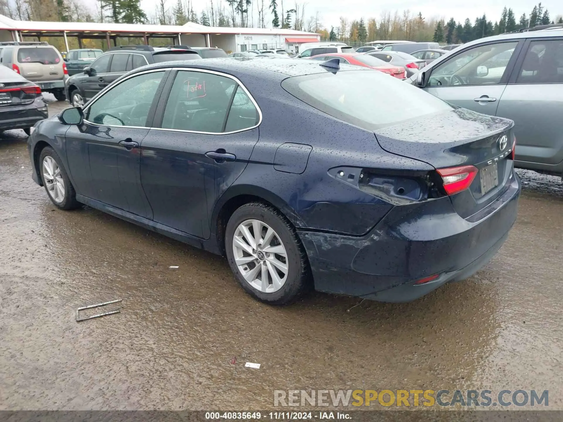 3 Photograph of a damaged car 4T1C11AK8NU623779 TOYOTA CAMRY 2022