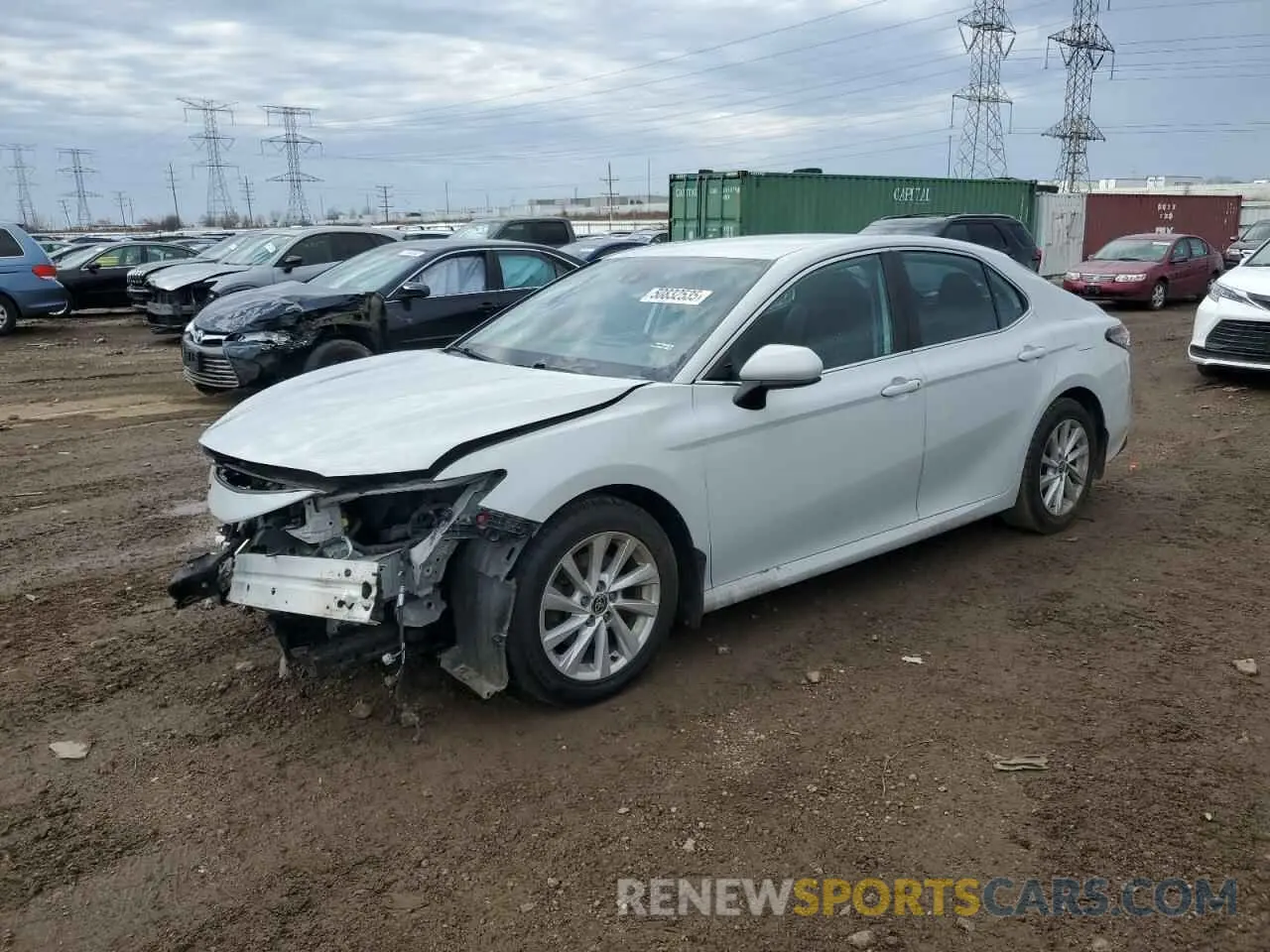 1 Photograph of a damaged car 4T1C11AK9NU039617 TOYOTA CAMRY 2022