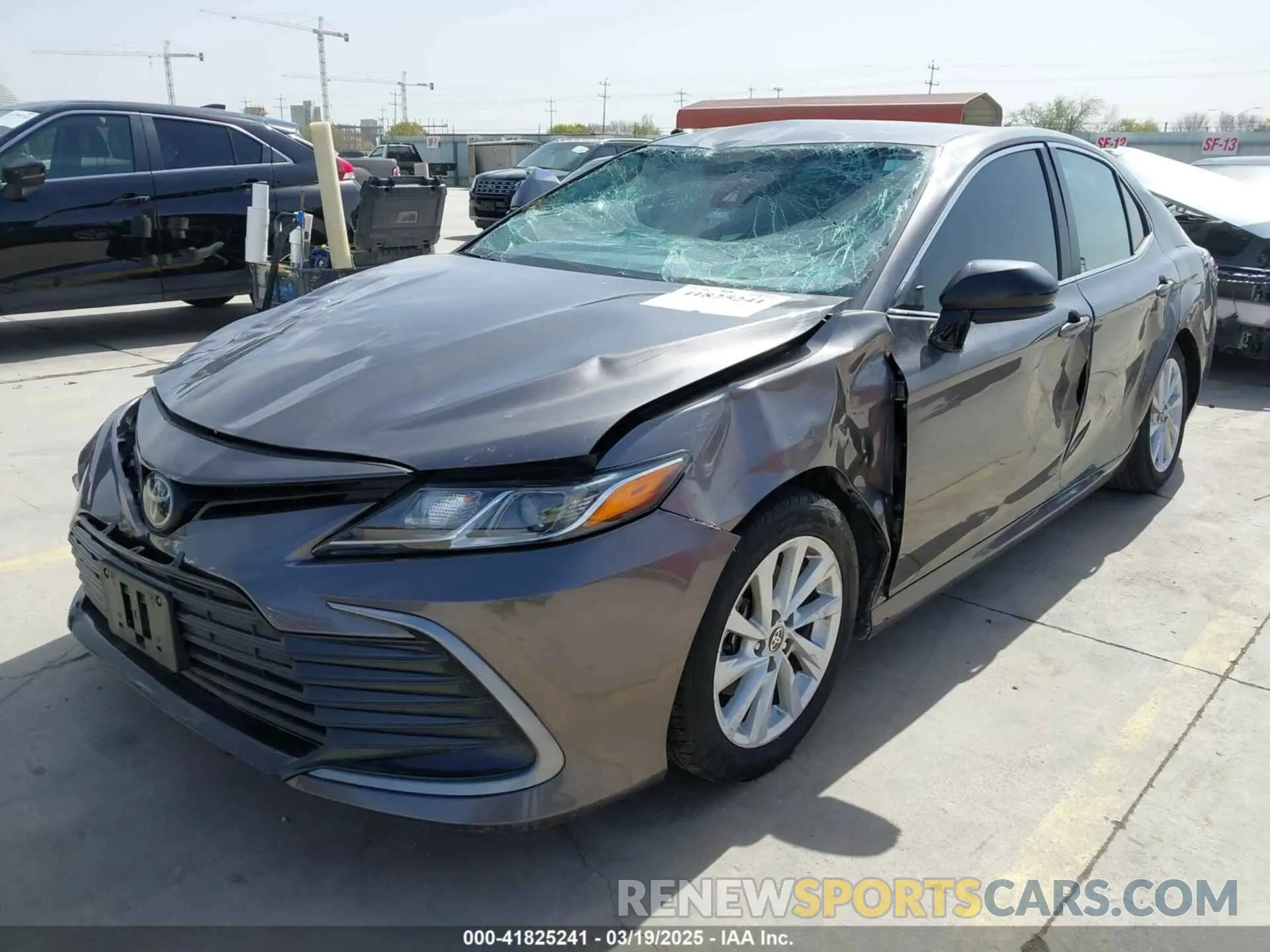 2 Photograph of a damaged car 4T1C11AK9NU046857 TOYOTA CAMRY 2022