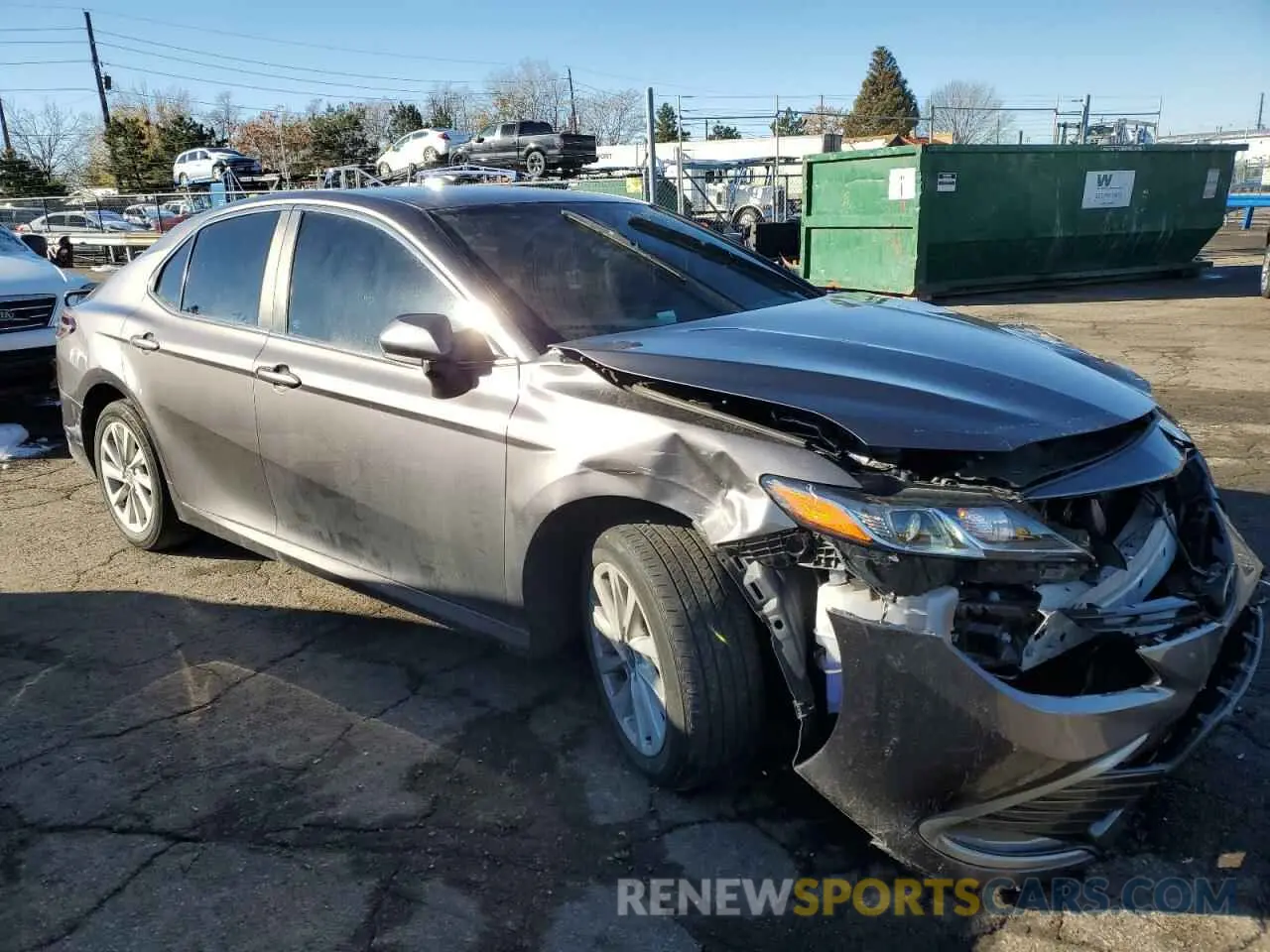 4 Photograph of a damaged car 4T1C11AK9NU653194 TOYOTA CAMRY 2022