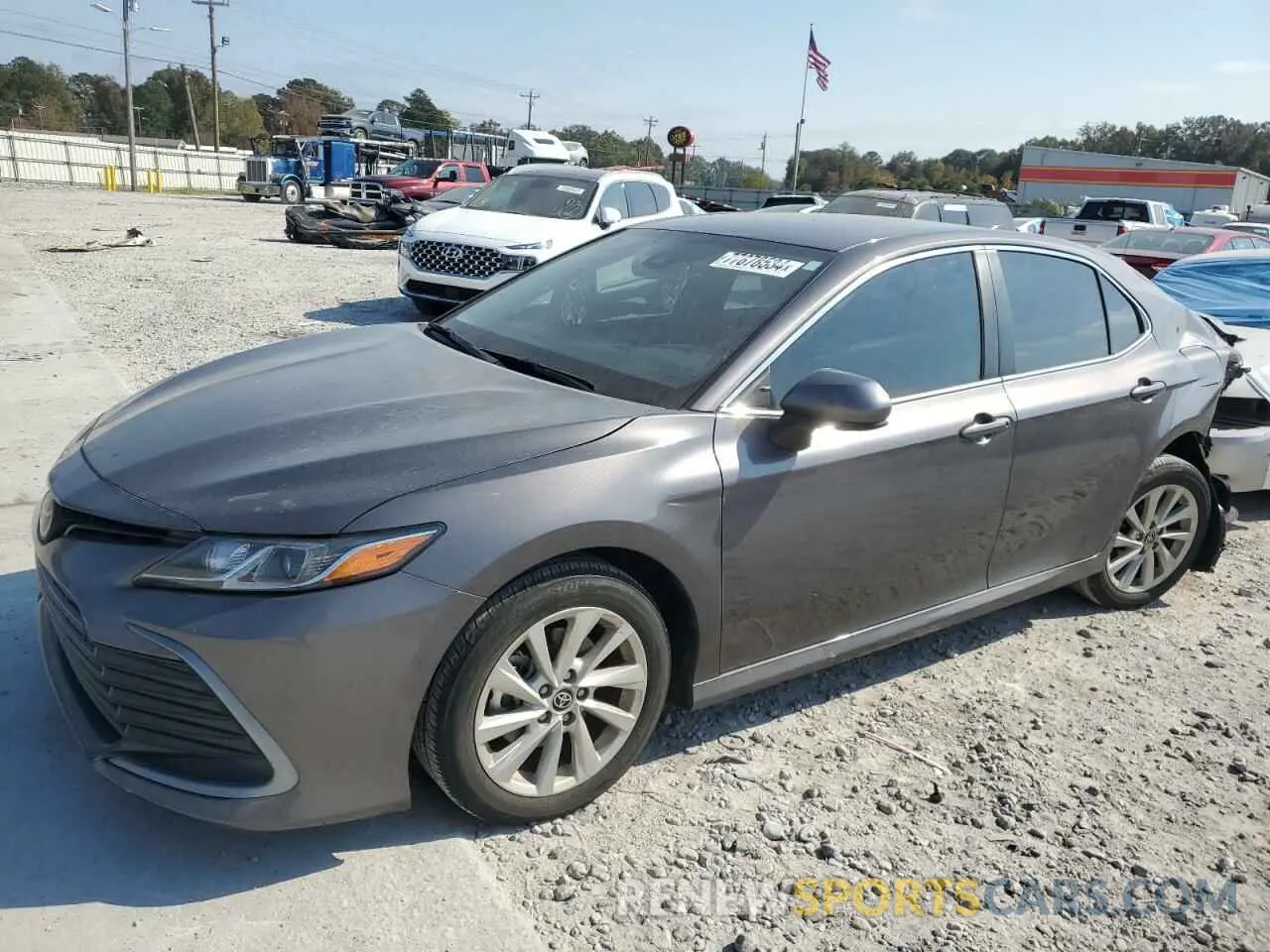 1 Photograph of a damaged car 4T1C11AK9NU717024 TOYOTA CAMRY 2022