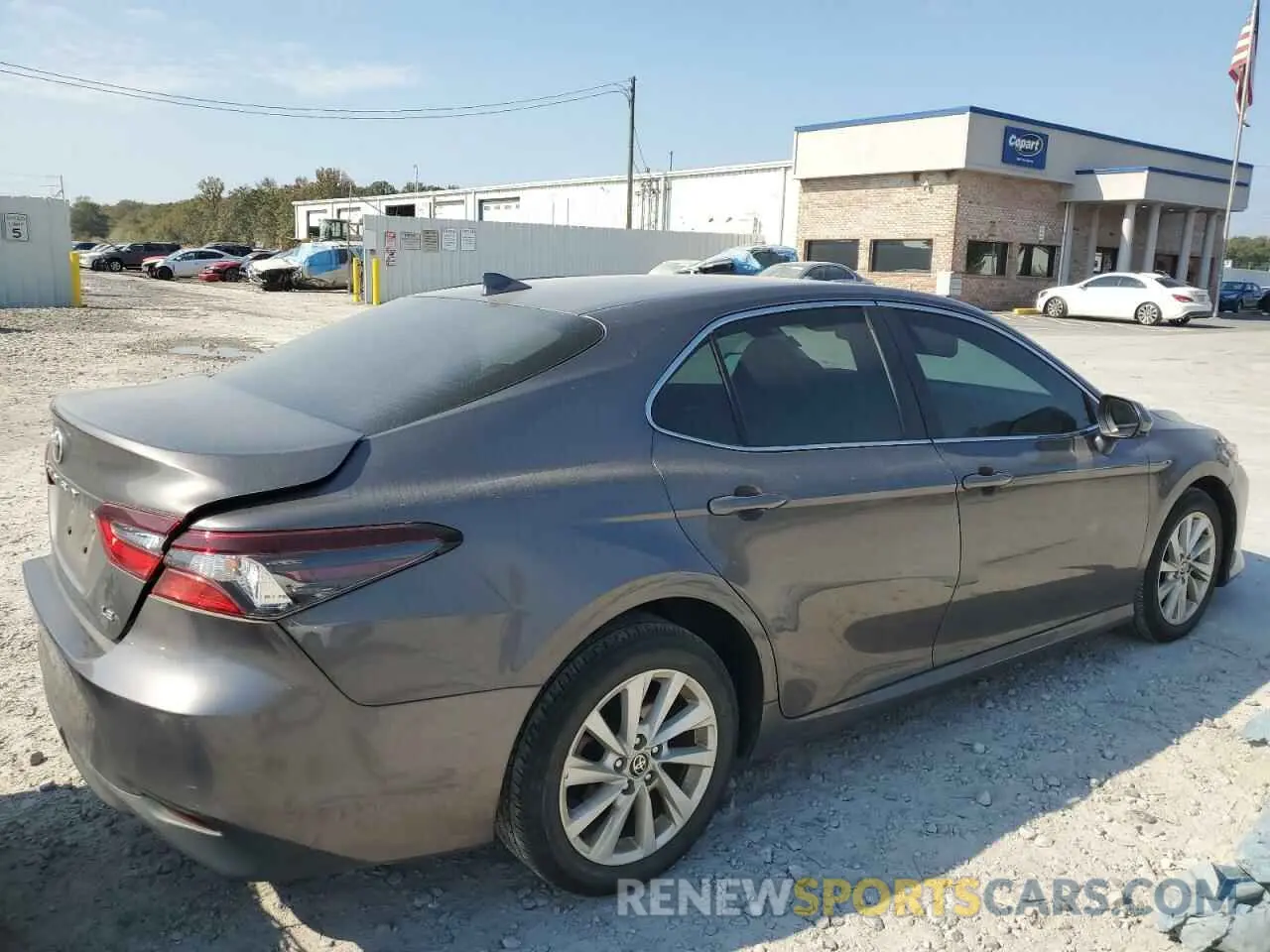 3 Photograph of a damaged car 4T1C11AK9NU717024 TOYOTA CAMRY 2022