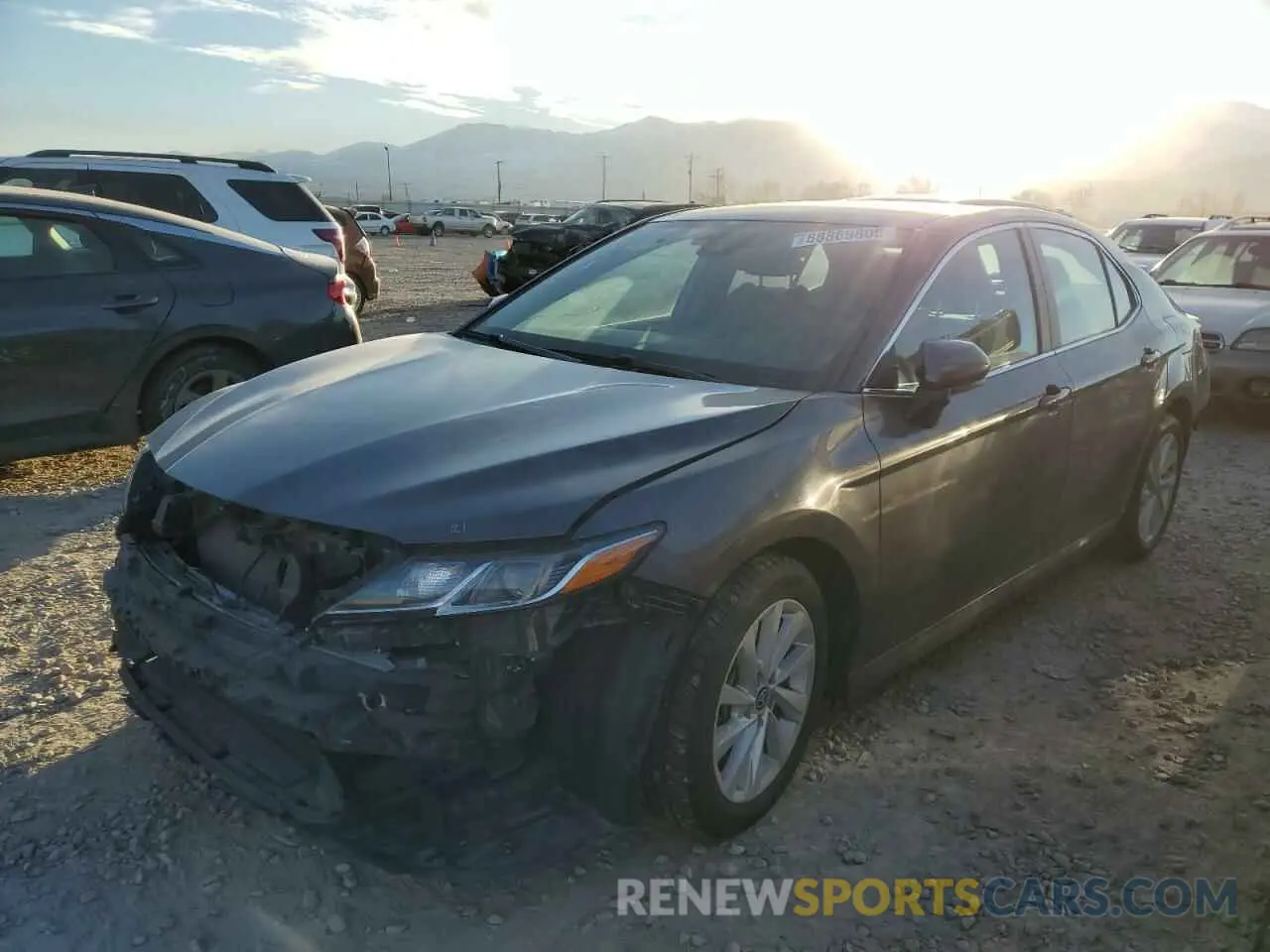 1 Photograph of a damaged car 4T1C11AK9NU717346 TOYOTA CAMRY 2022