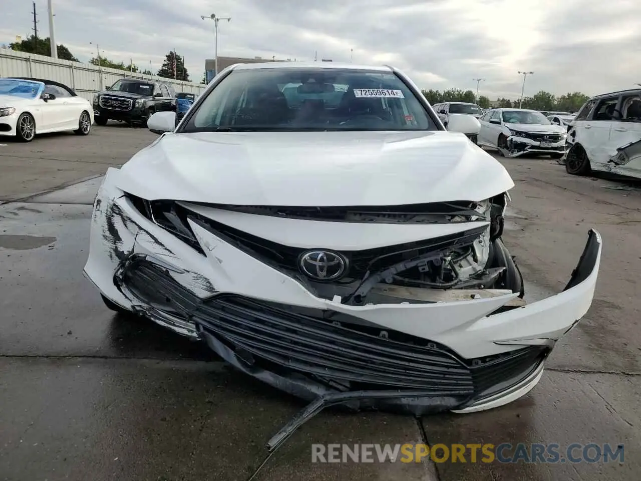 5 Фотография поврежденного автомобиля 4T1C11AKXNU628384 TOYOTA CAMRY 2022