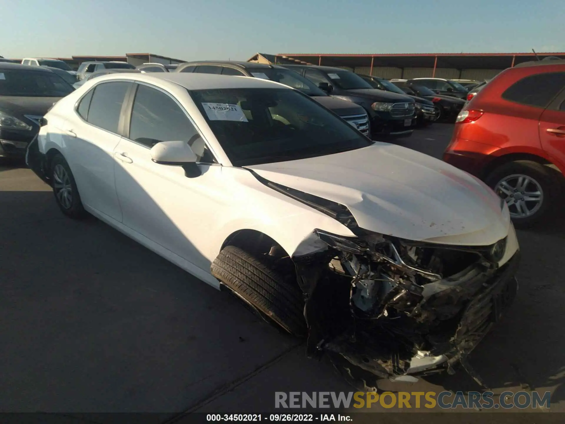 1 Photograph of a damaged car 4T1C31AK1NU588982 TOYOTA CAMRY 2022