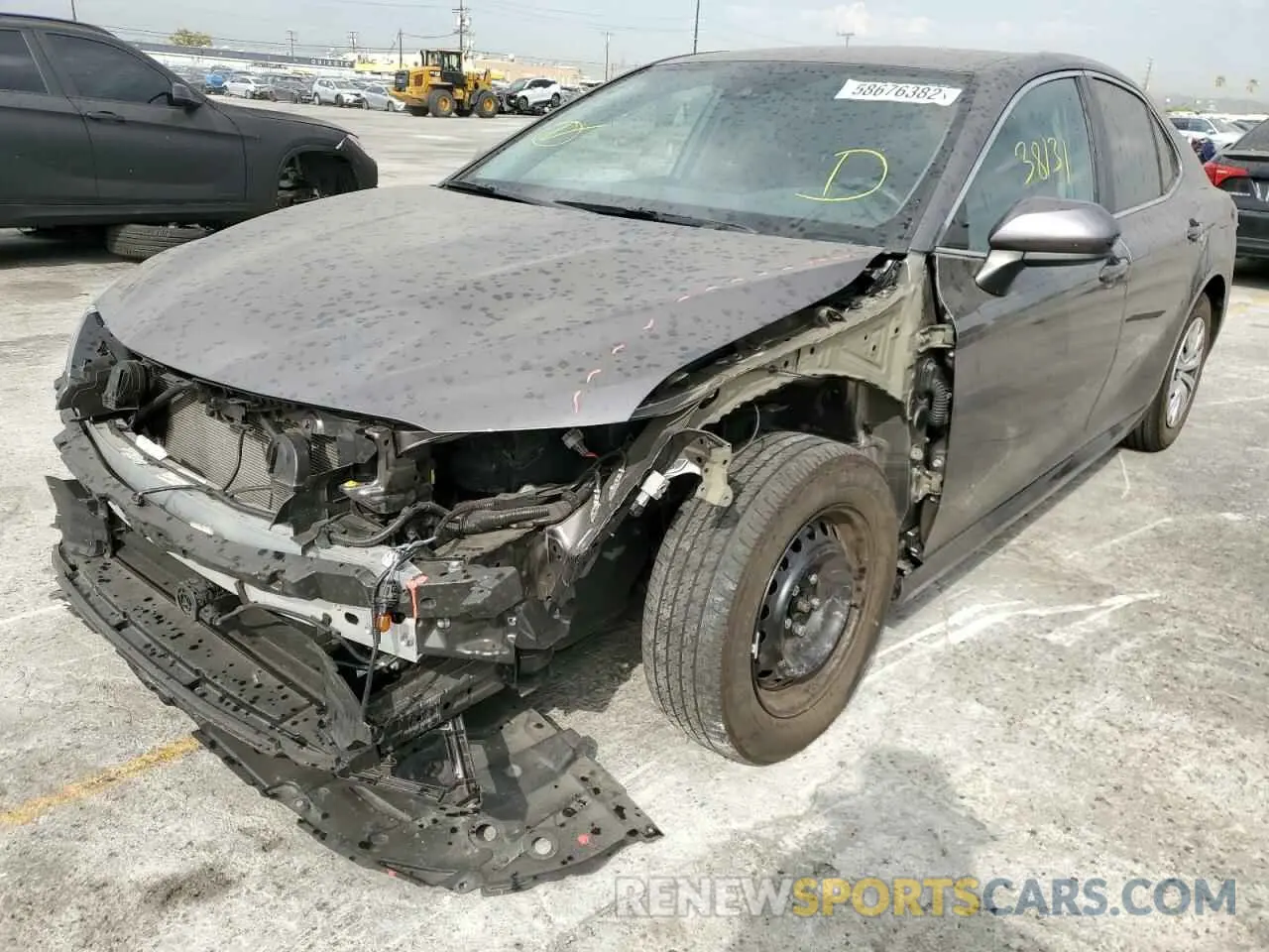 2 Фотография поврежденного автомобиля 4T1C31AK6NU571787 TOYOTA CAMRY 2022