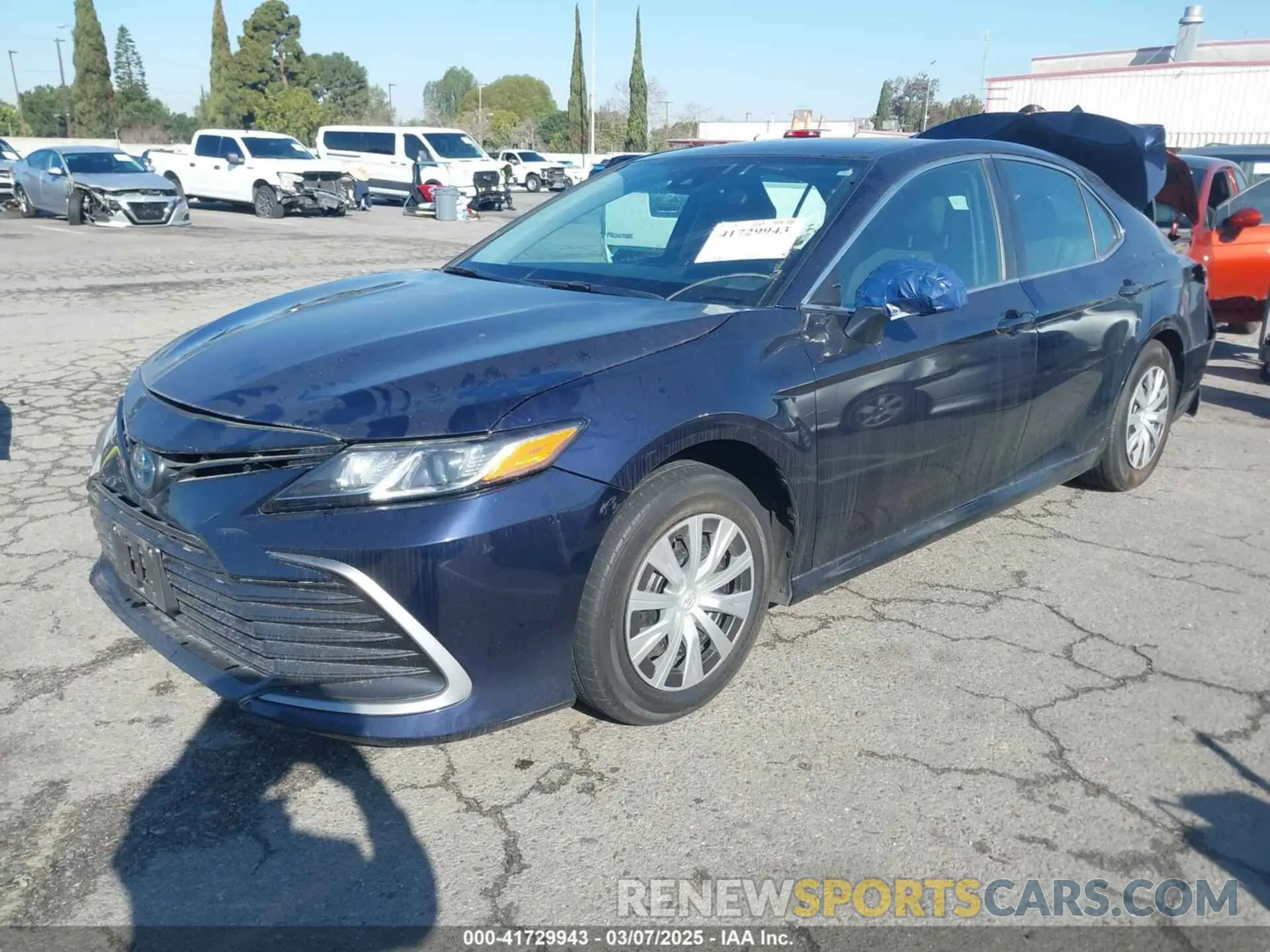2 Photograph of a damaged car 4T1C31AK7NU042879 TOYOTA CAMRY 2022