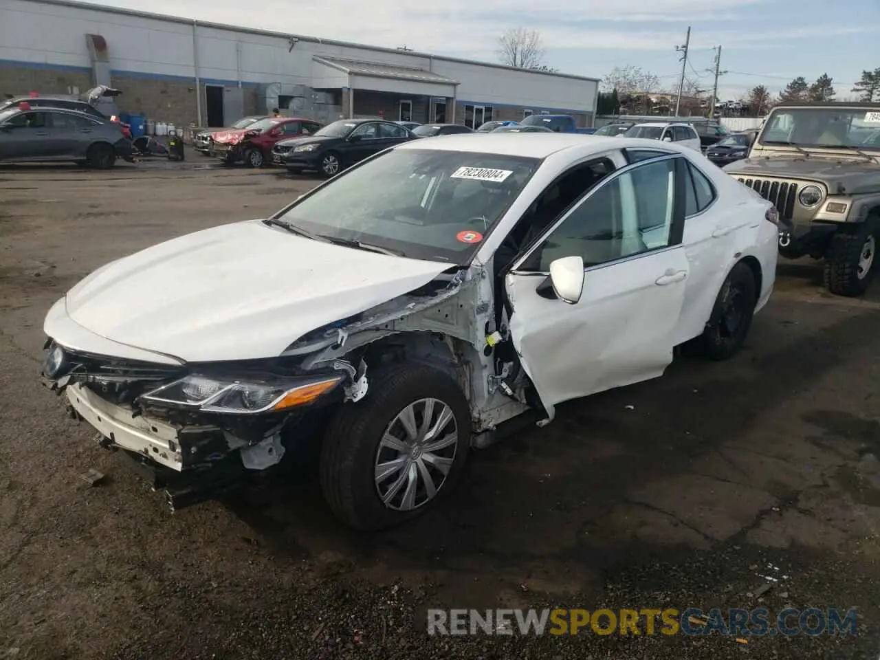 1 Photograph of a damaged car 4T1C31AK8NU581608 TOYOTA CAMRY 2022