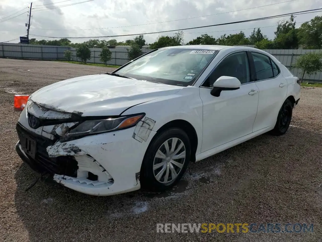 1 Фотография поврежденного автомобиля 4T1C31AKXNU578502 TOYOTA CAMRY 2022