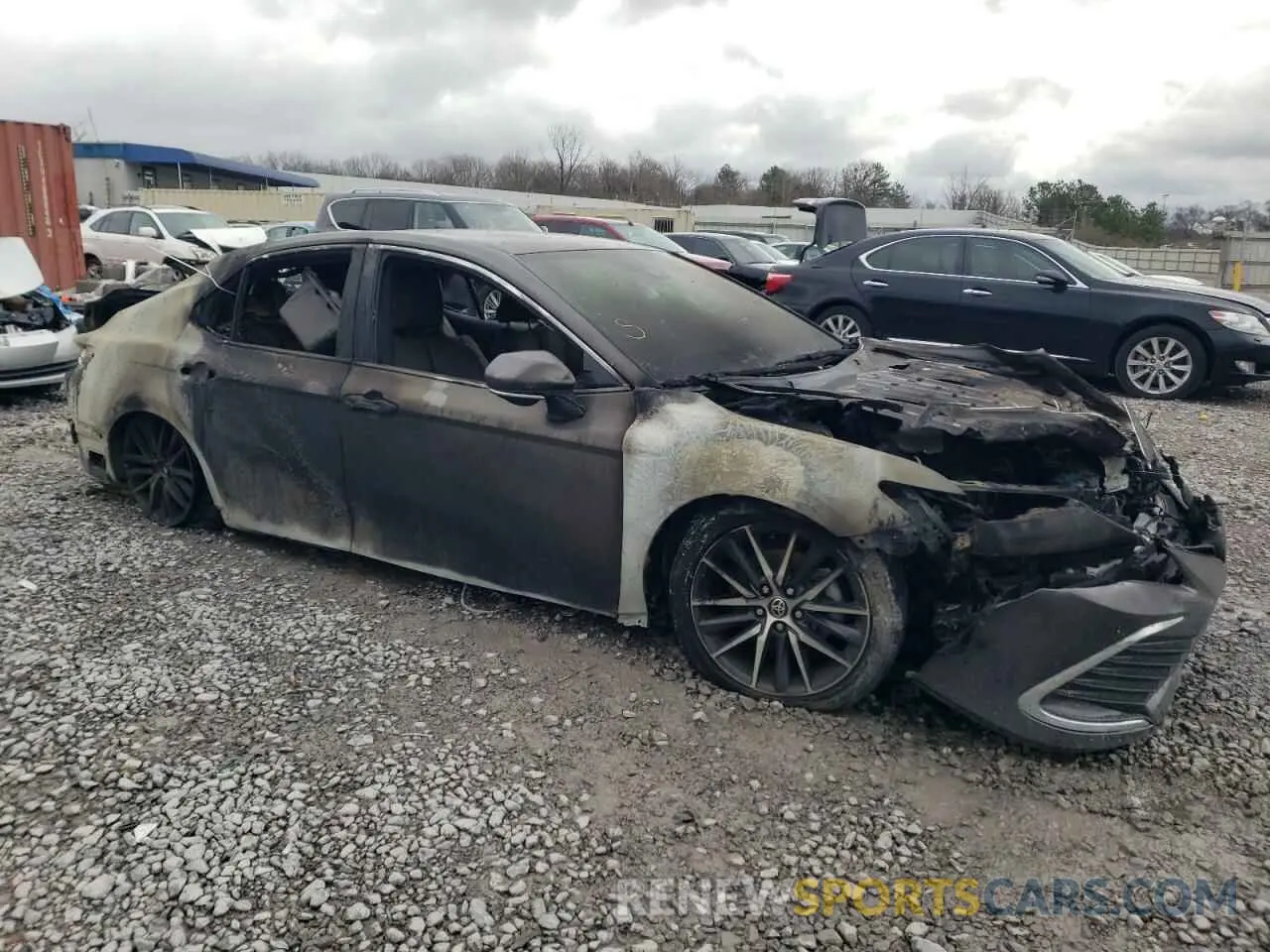 4 Фотография поврежденного автомобиля 4T1F11AK9NU068354 TOYOTA CAMRY 2022