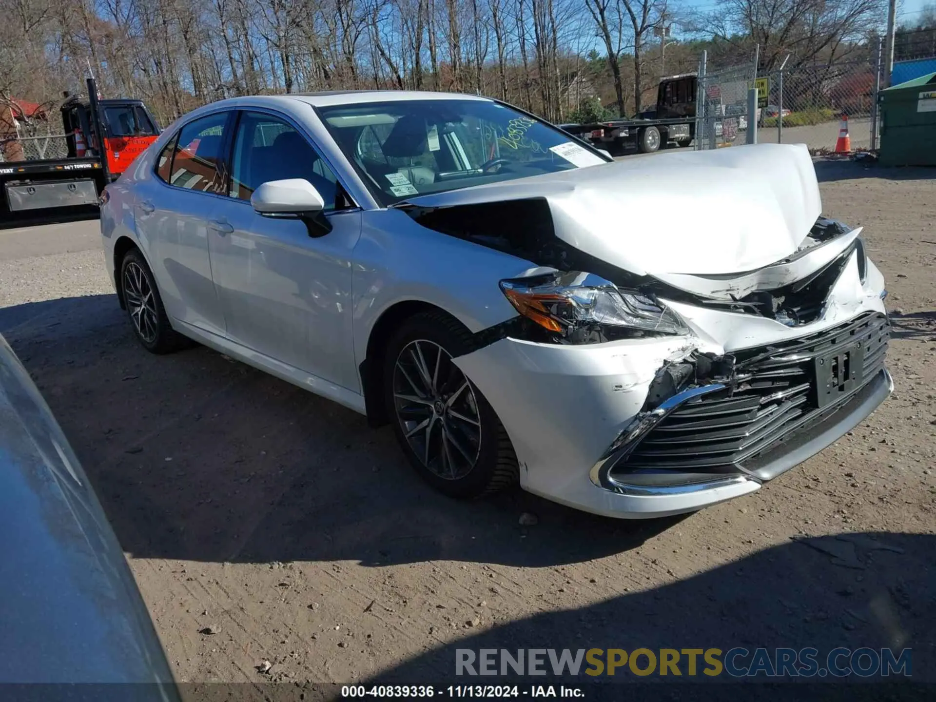 1 Photograph of a damaged car 4T1F31AK4NU599424 TOYOTA CAMRY 2022