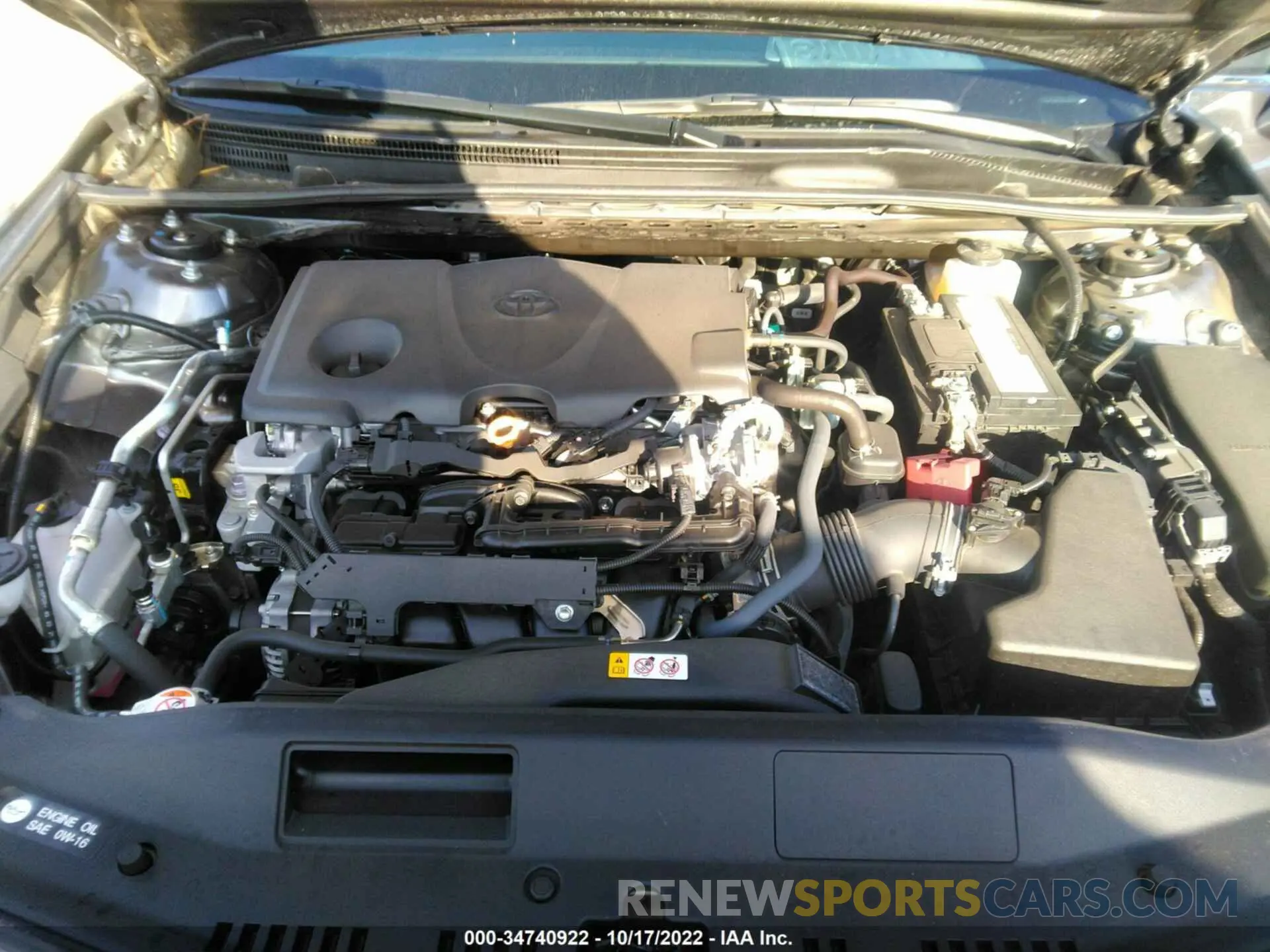 10 Фотография поврежденного автомобиля 4T1G11AK0NU009424 TOYOTA CAMRY 2022