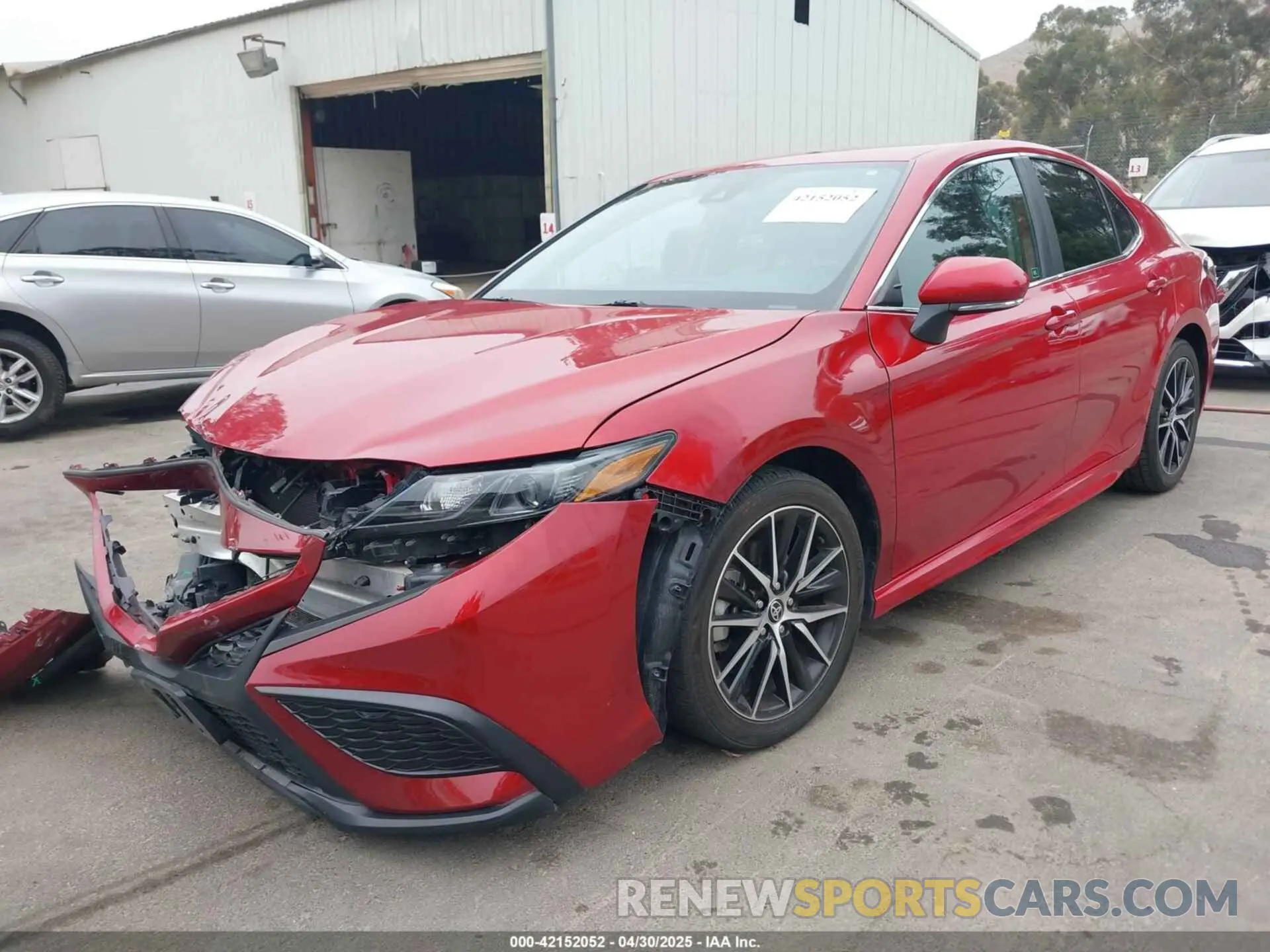 2 Photograph of a damaged car 4T1G11AK0NU052841 TOYOTA CAMRY 2022
