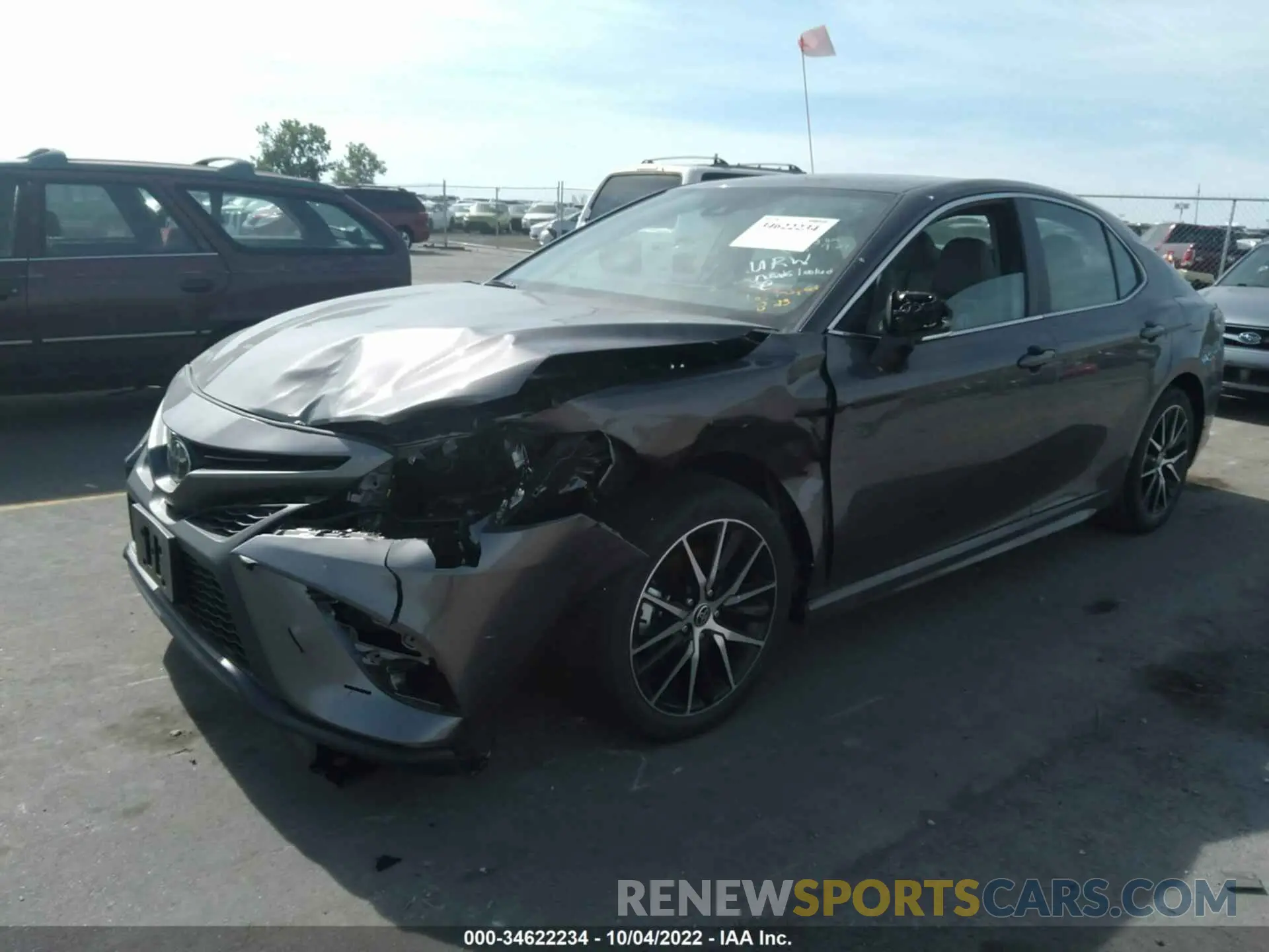 2 Photograph of a damaged car 4T1G11AK1NU691438 TOYOTA CAMRY 2022