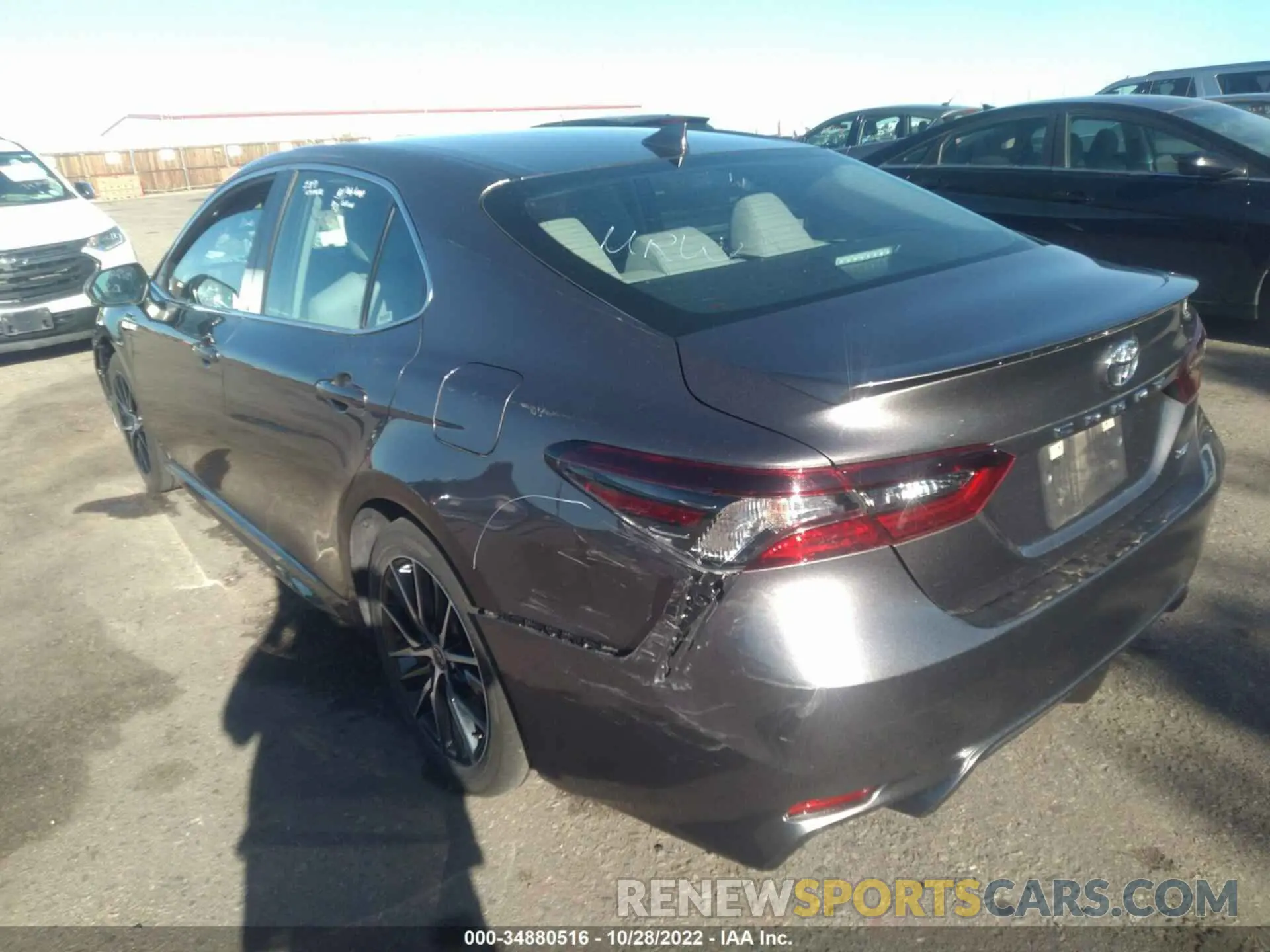 3 Photograph of a damaged car 4T1G11AK1NU713681 TOYOTA CAMRY 2022
