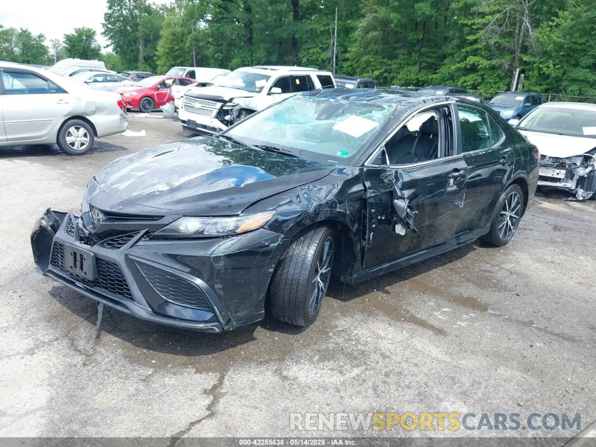 2 Photograph of a damaged car 4T1G11AK2NU709977 TOYOTA CAMRY 2022