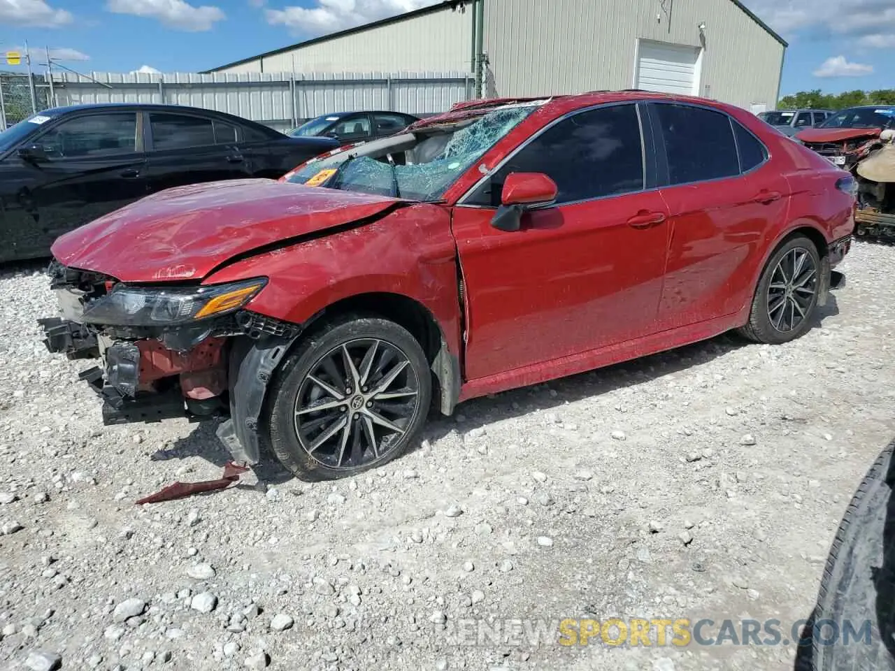 1 Photograph of a damaged car 4T1G11AK3NU022703 TOYOTA CAMRY 2022