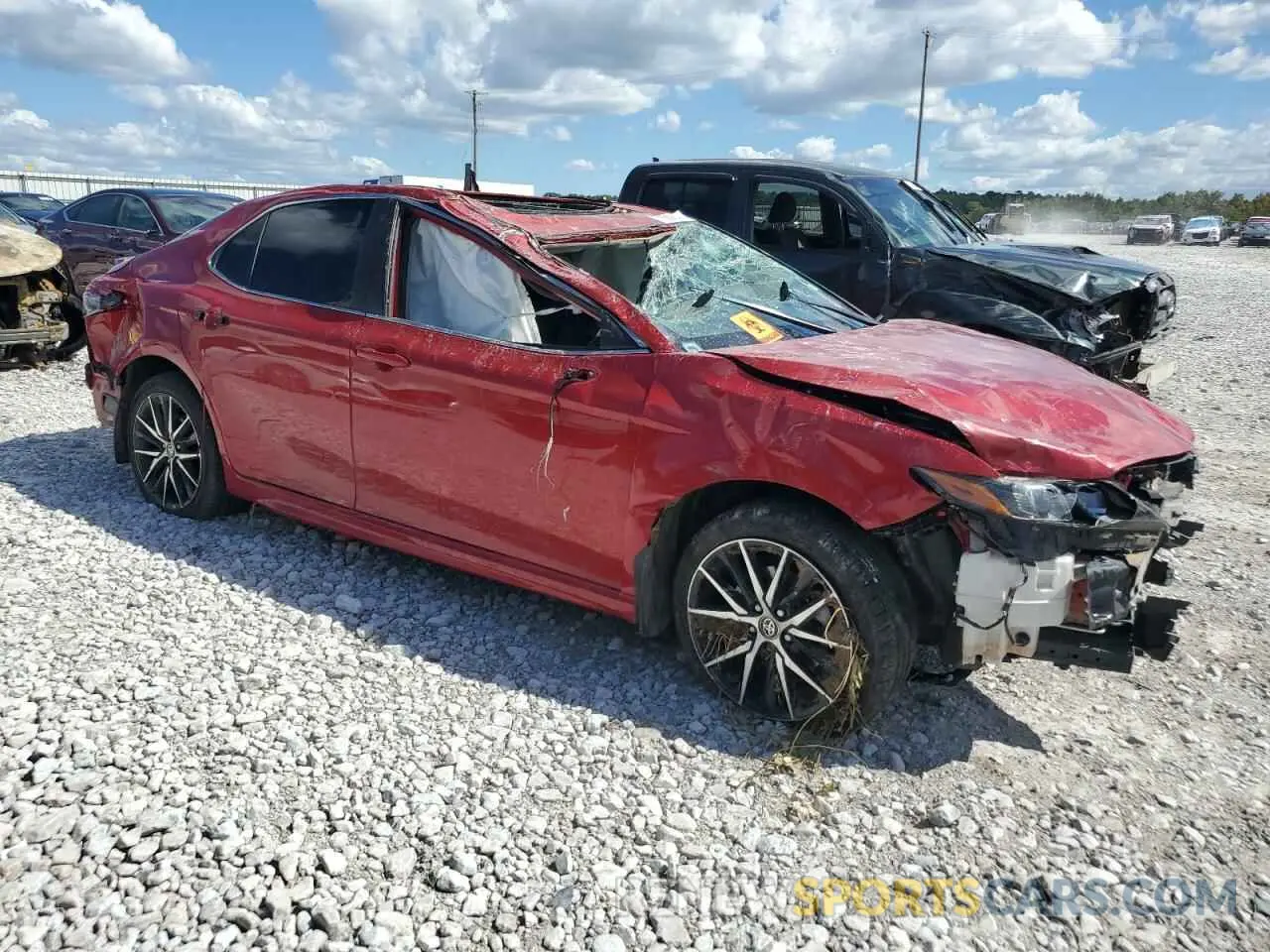 4 Photograph of a damaged car 4T1G11AK3NU022703 TOYOTA CAMRY 2022
