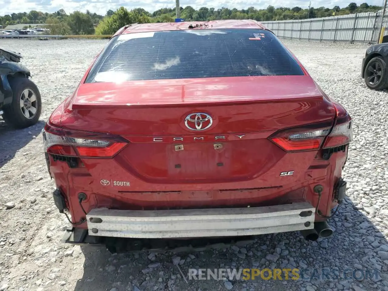 6 Photograph of a damaged car 4T1G11AK3NU022703 TOYOTA CAMRY 2022