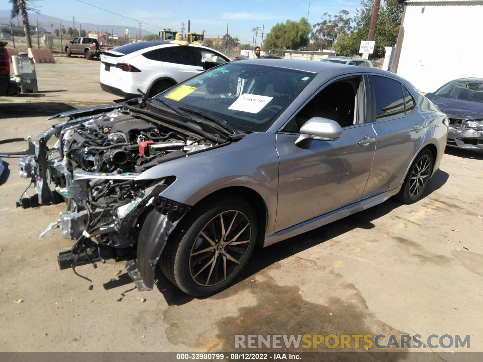 2 Photograph of a damaged car 4T1G11AK4NU620962 TOYOTA CAMRY 2022