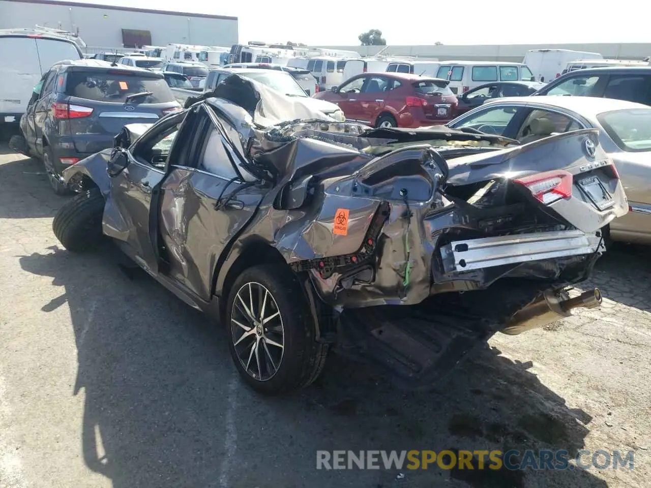 3 Photograph of a damaged car 4T1G11AK6NU659312 TOYOTA CAMRY 2022