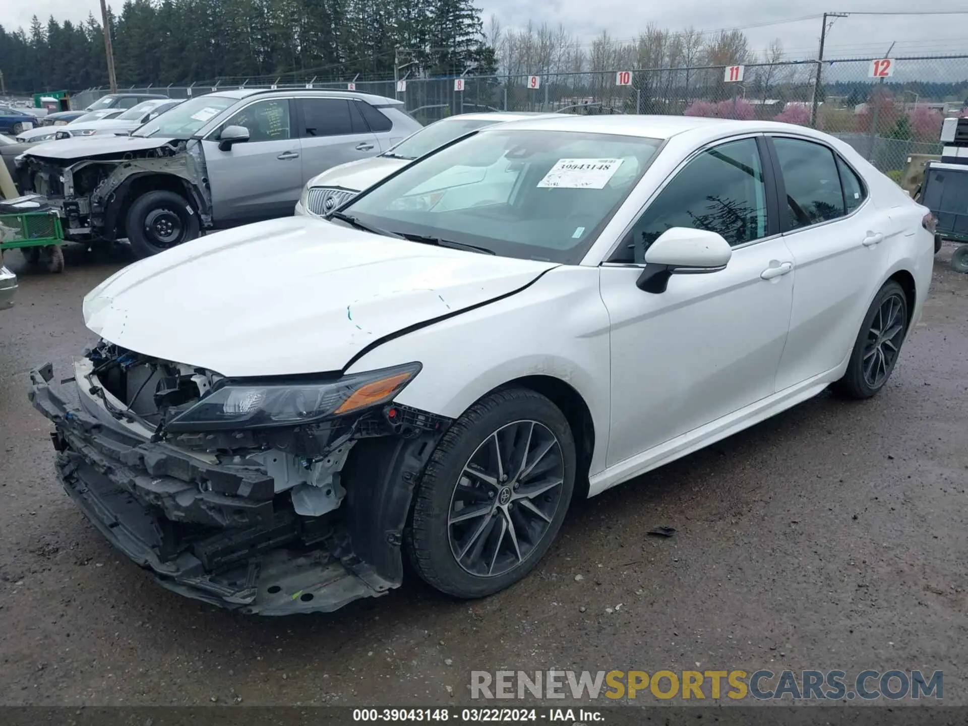 2 Photograph of a damaged car 4T1G11AK6NU675557 TOYOTA CAMRY 2022