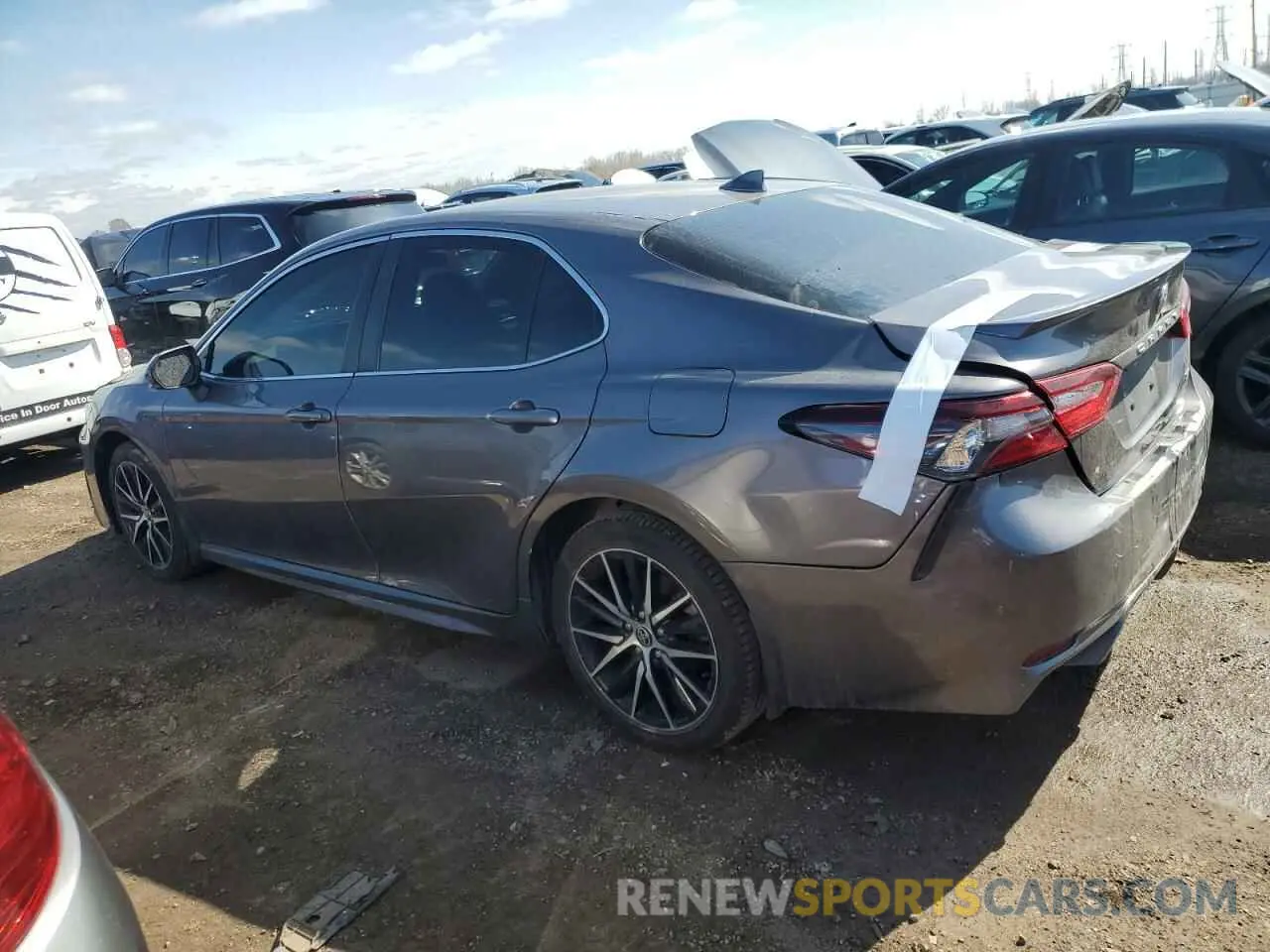 2 Photograph of a damaged car 4T1G11AK7NU643751 TOYOTA CAMRY 2022