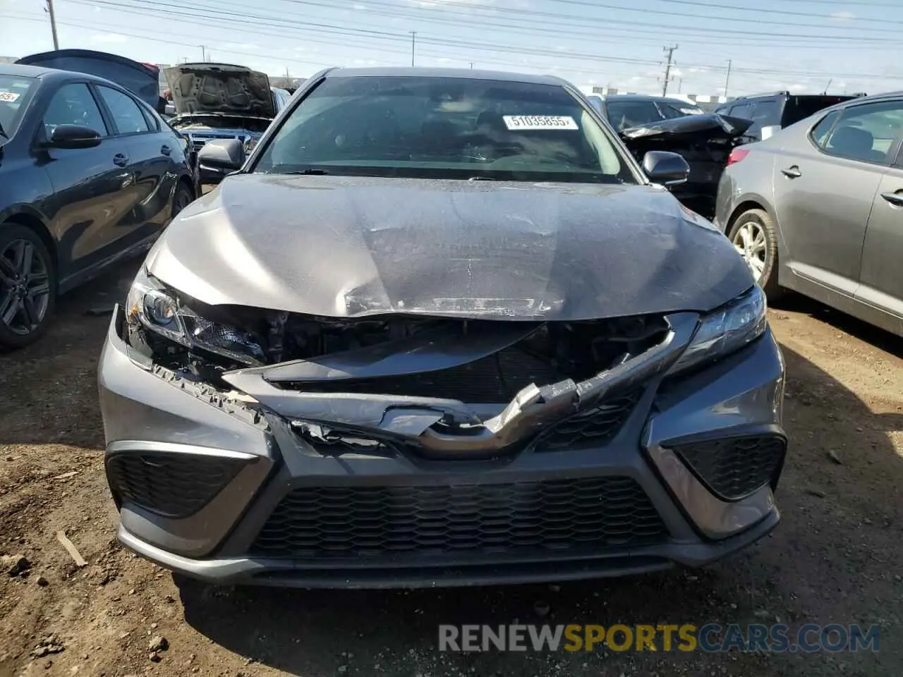 5 Photograph of a damaged car 4T1G11AK7NU643751 TOYOTA CAMRY 2022