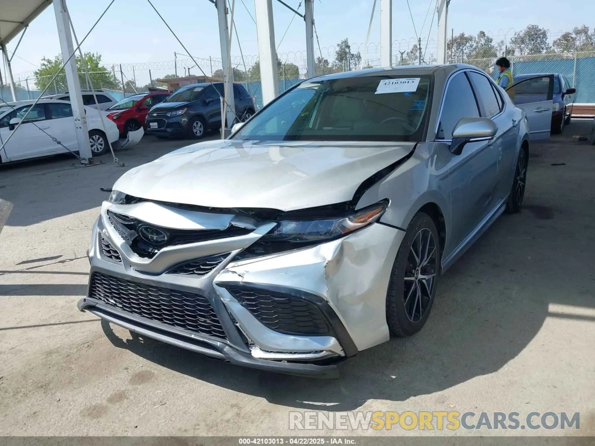 2 Photograph of a damaged car 4T1G11AK9NU051719 TOYOTA CAMRY 2022