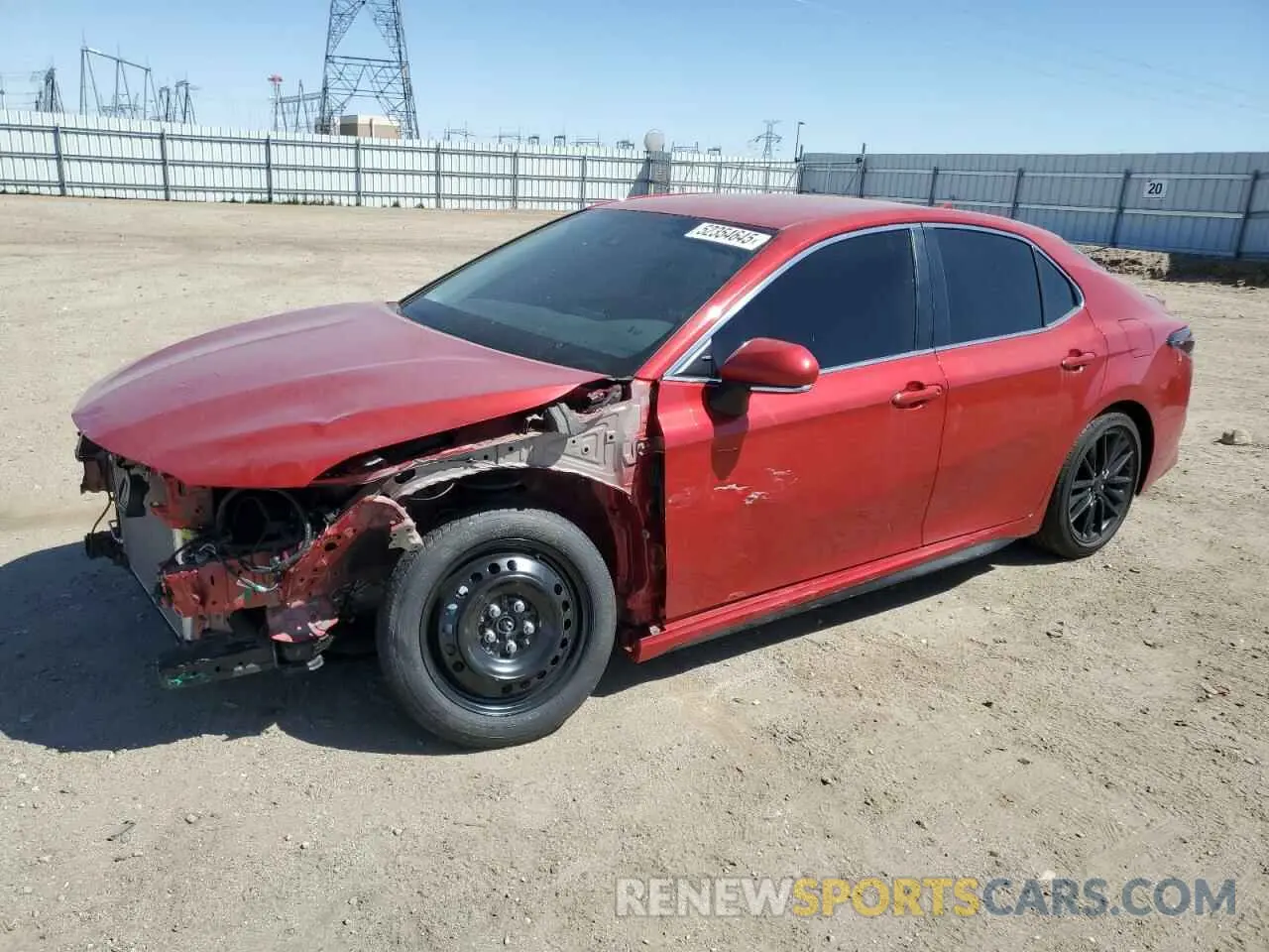 1 Photograph of a damaged car 4T1G11AK9NU062235 TOYOTA CAMRY 2022